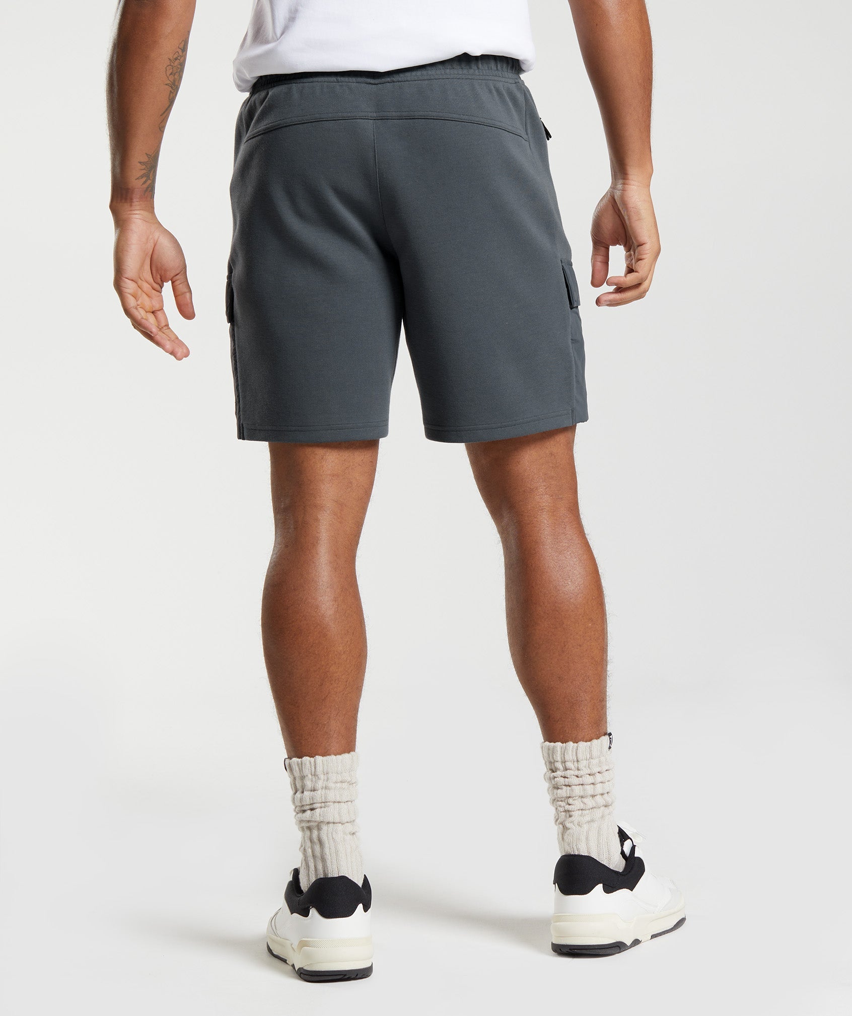 Gymshark Element Baselayer Shorts - Light Grey Print