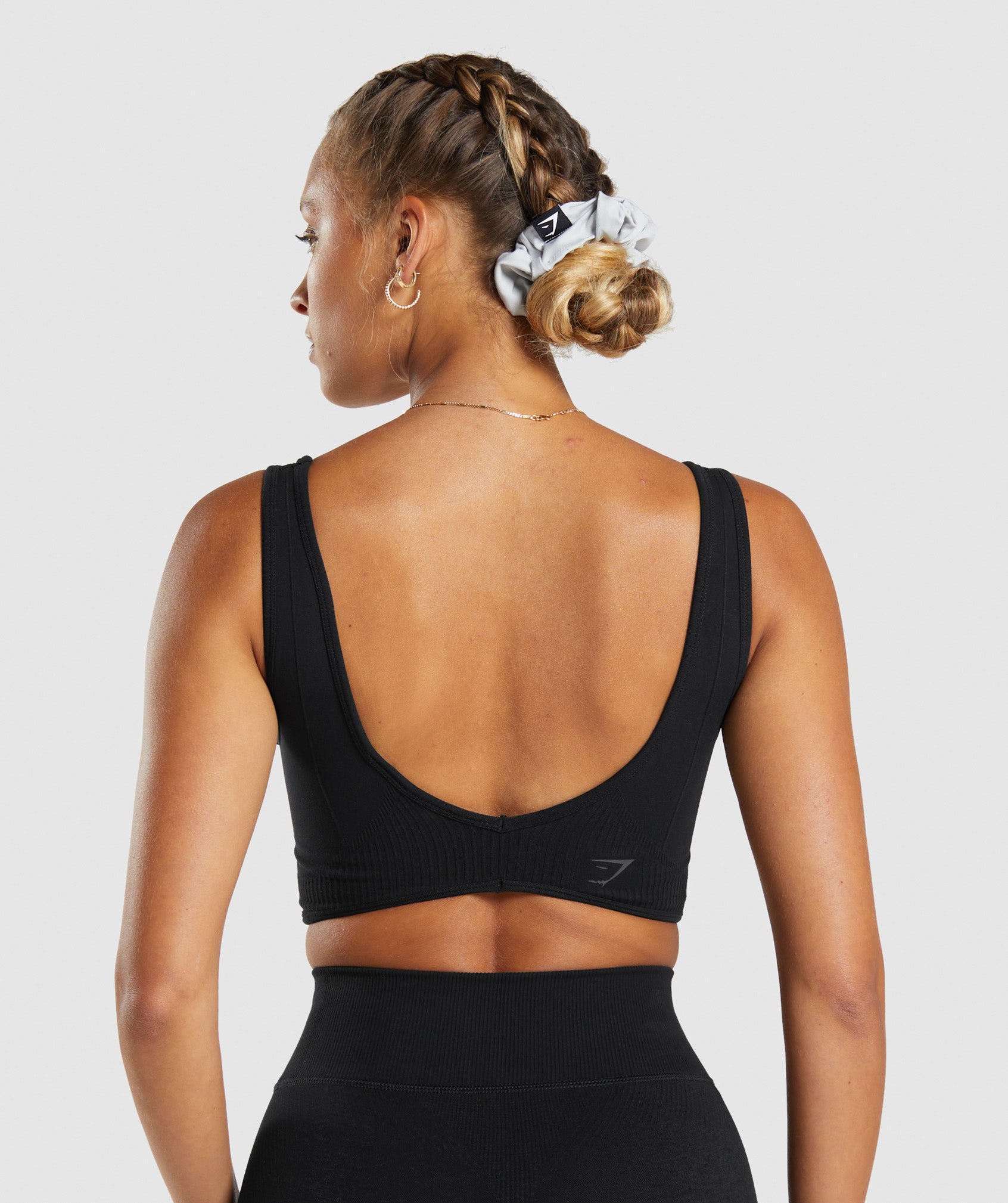 Rest Day Seamless Bralette in Black - view 3