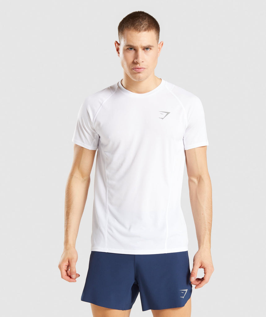 Gymshark Speed T-Shirt - White | Gymshark