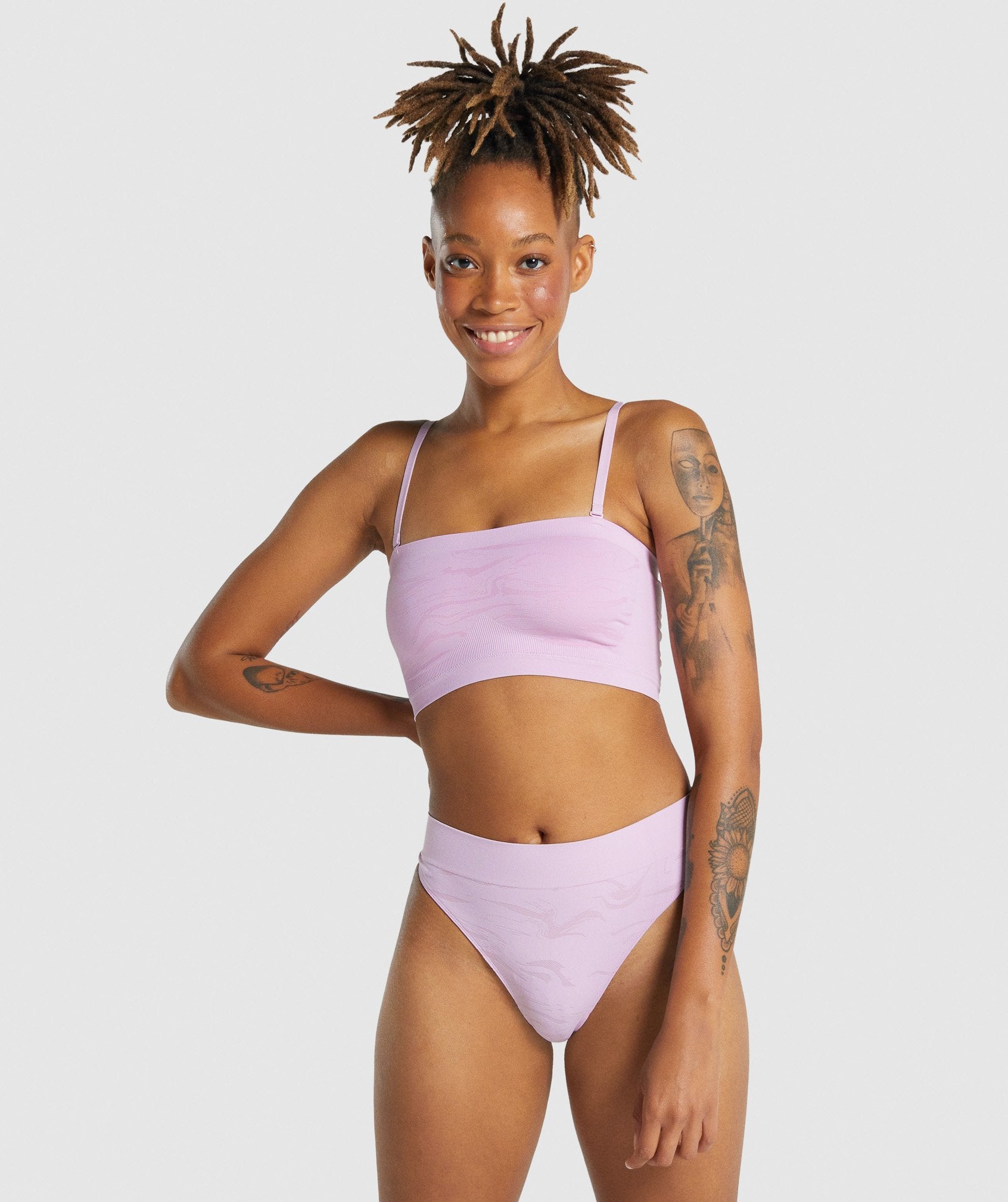 Seamless Bandeau in Light Pink - view 1