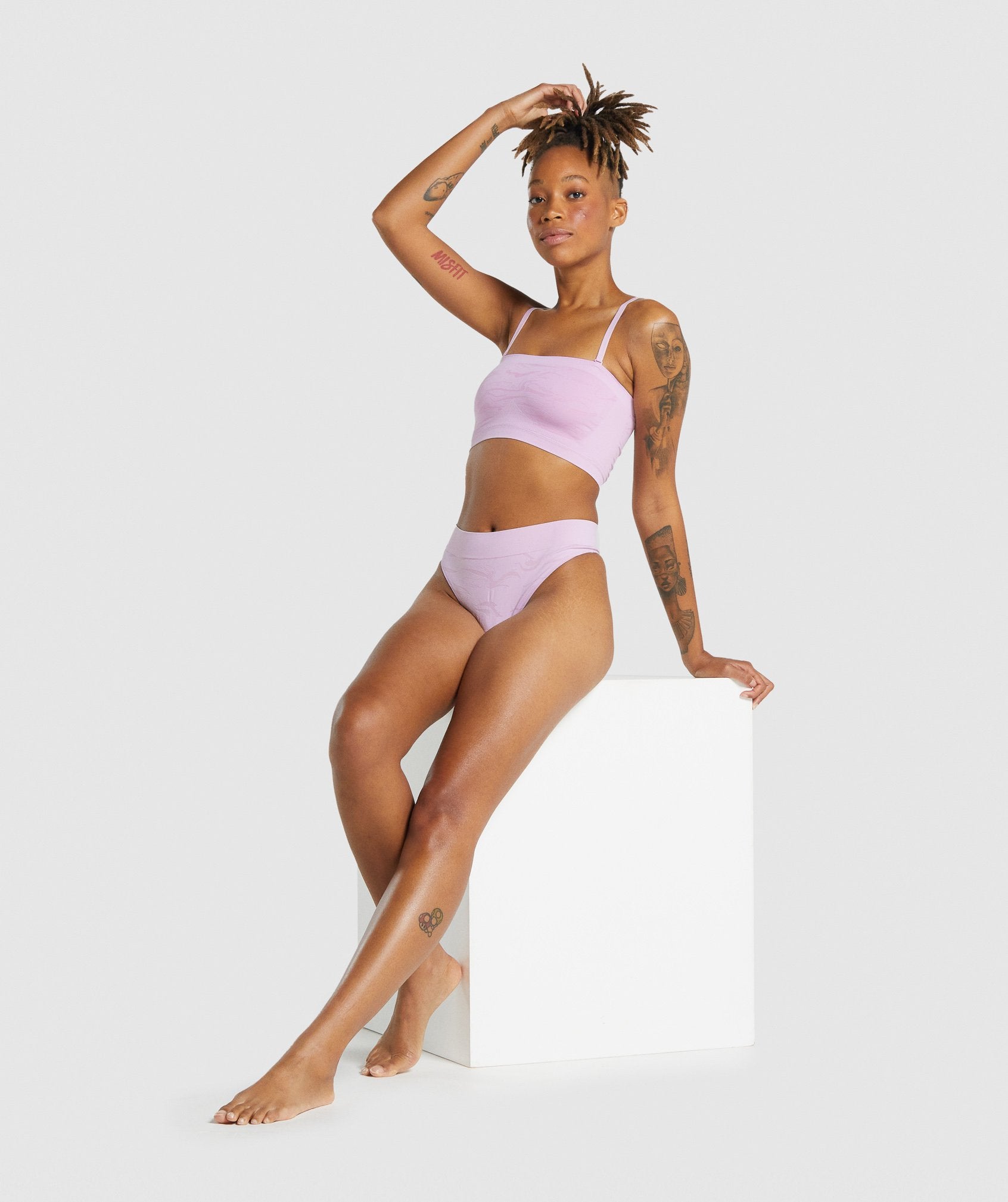 Seamless Bandeau in Light Pink - view 4