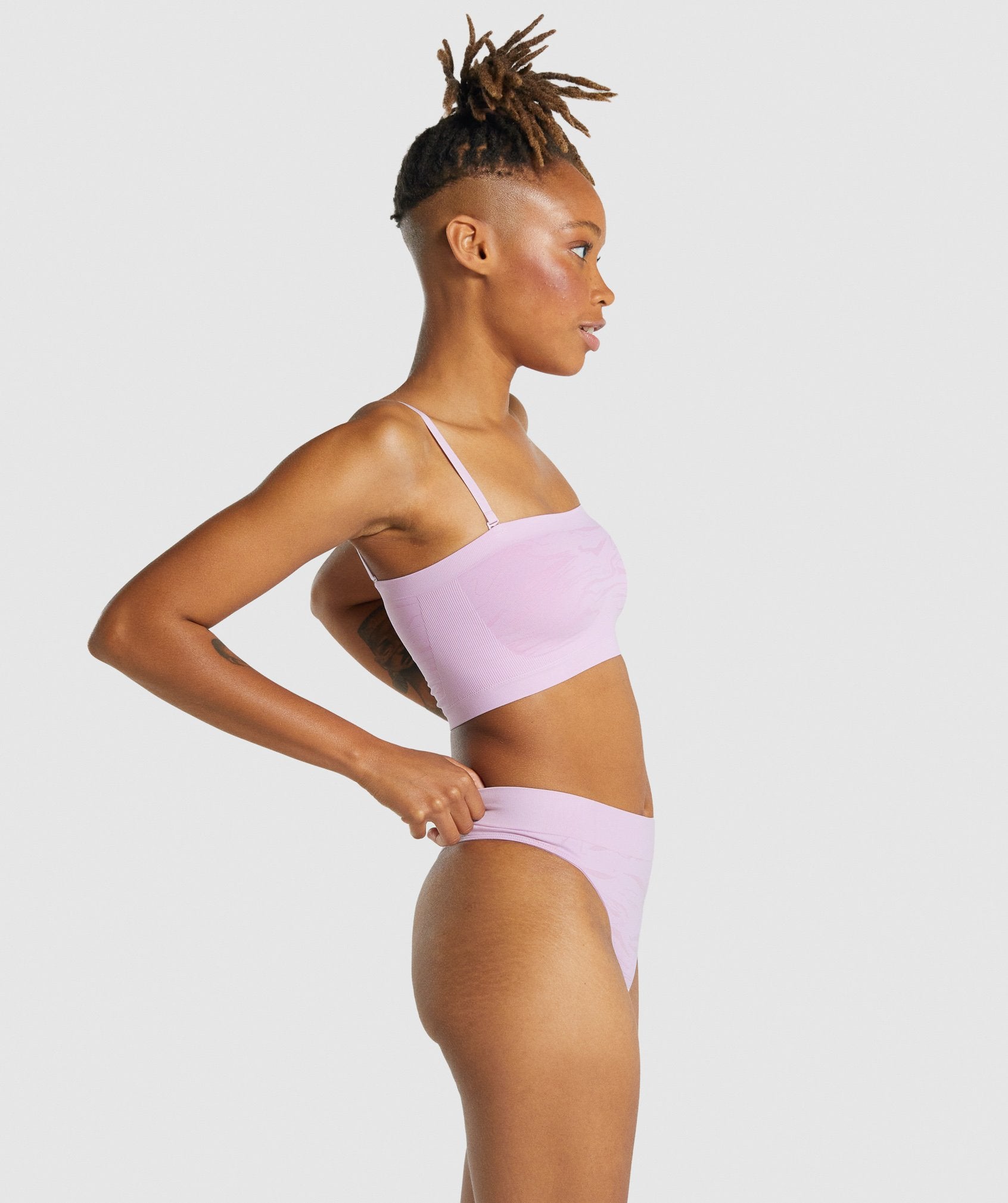 Seamless Bandeau in Light Pink - view 3