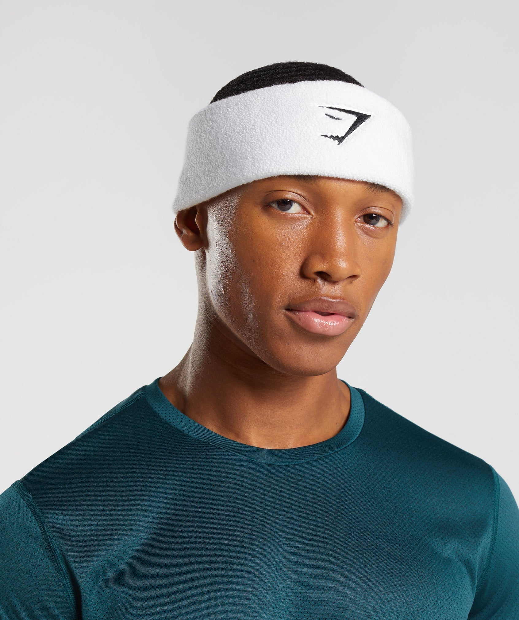 Sharkhead Headband in White