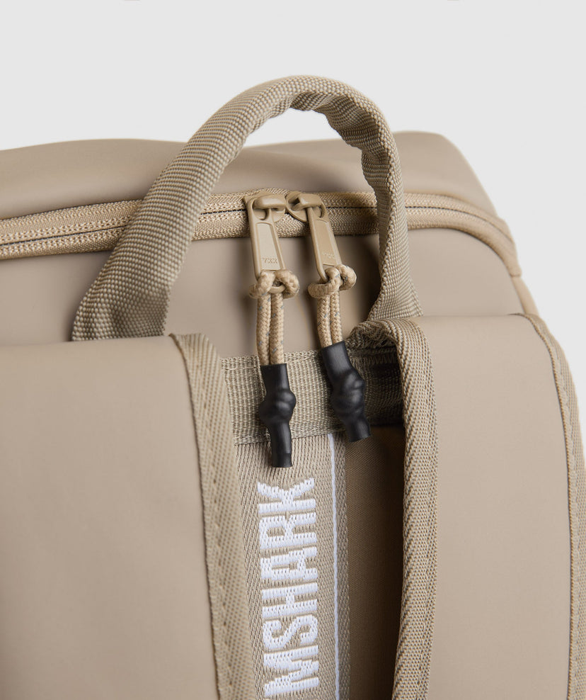 Gymshark Sleek Backpack - Cement Brown | Gymshark