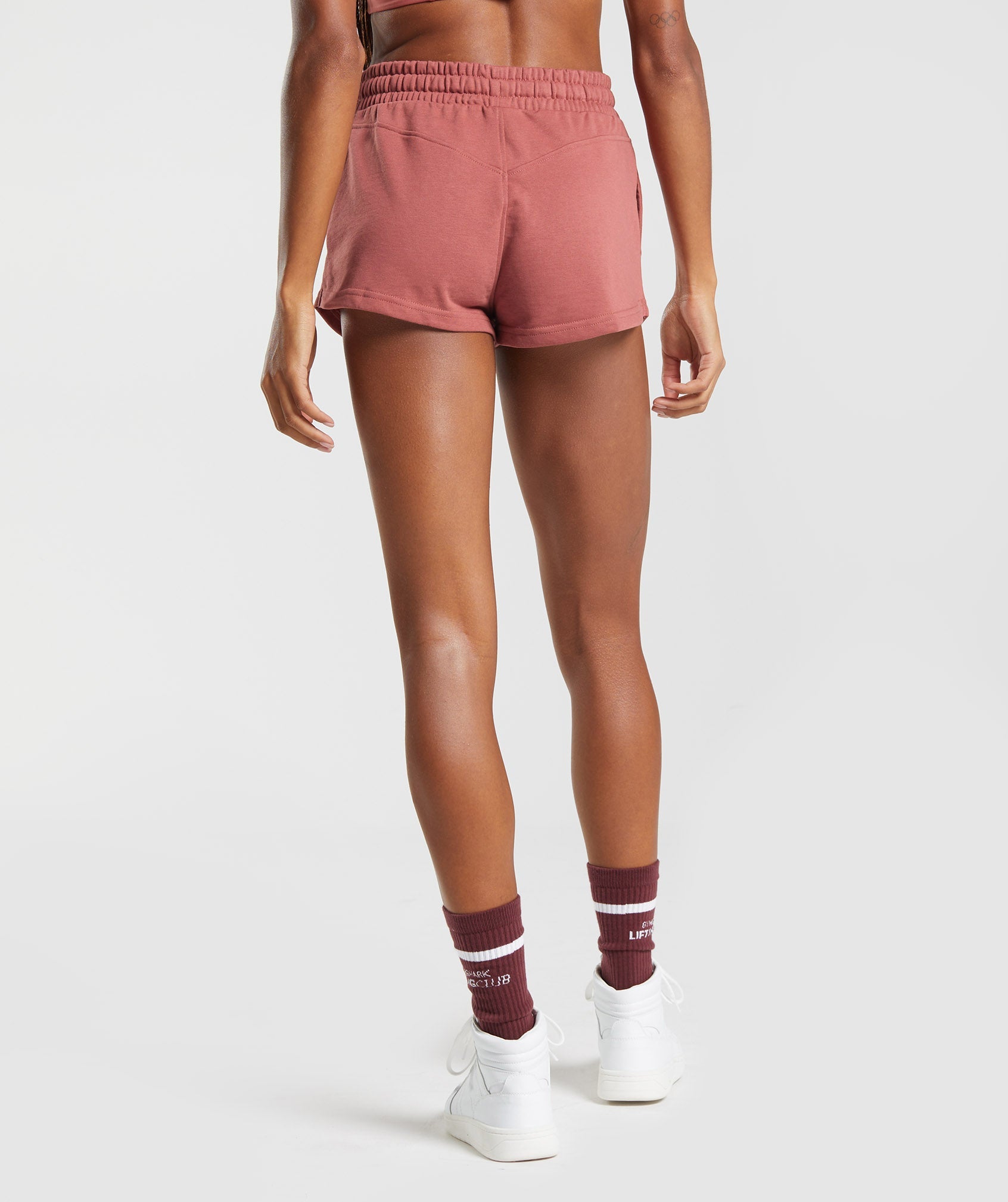 Social Club Shorts in Rose Brown - view 2