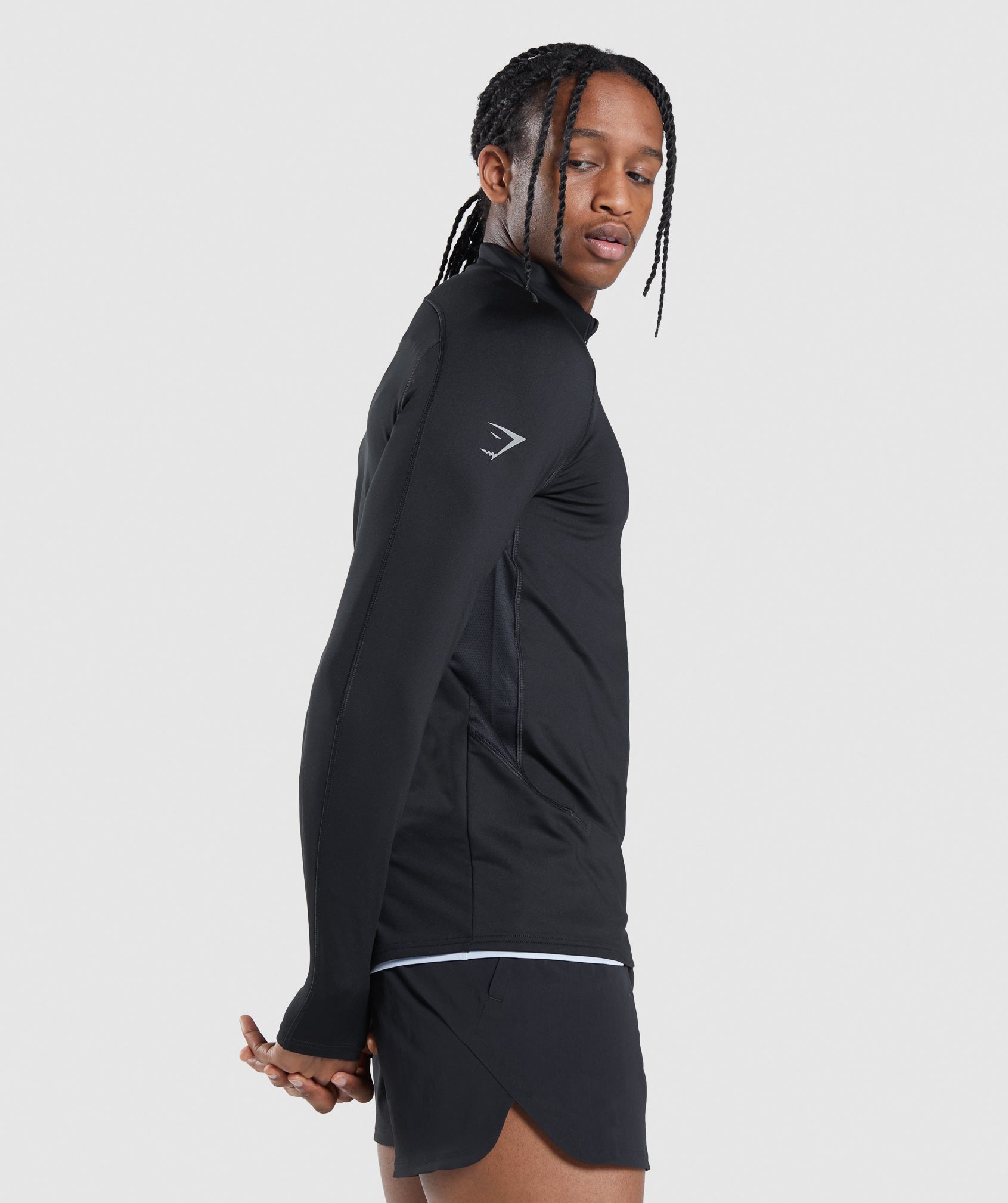 Speed Evolve 1/4 Zip in Black - view 1