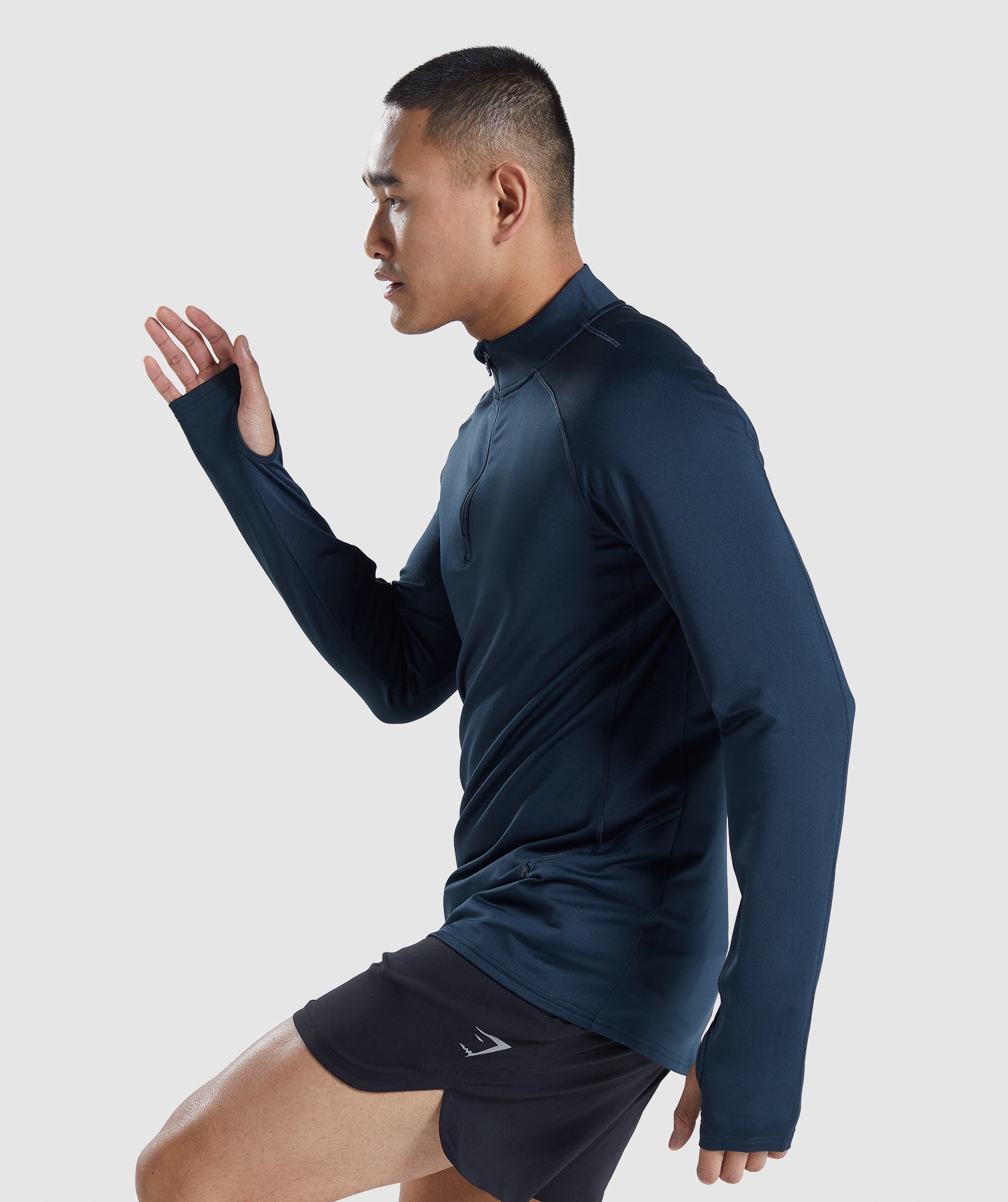 Gymshark Speed Evolve 1/4 Zip - Navy