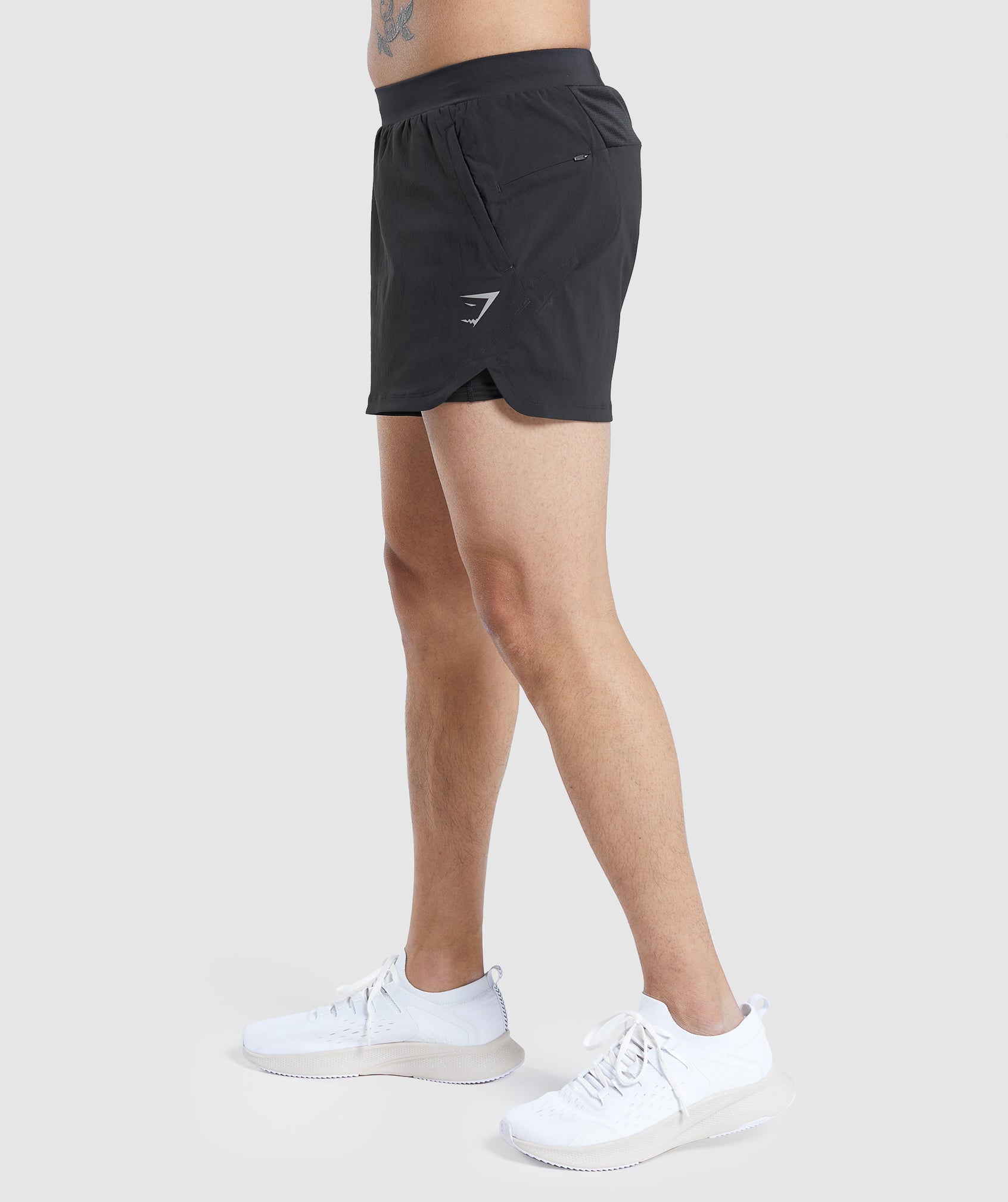 Speed Evolve 3" 2 In 1 Shorts in Black - view 1