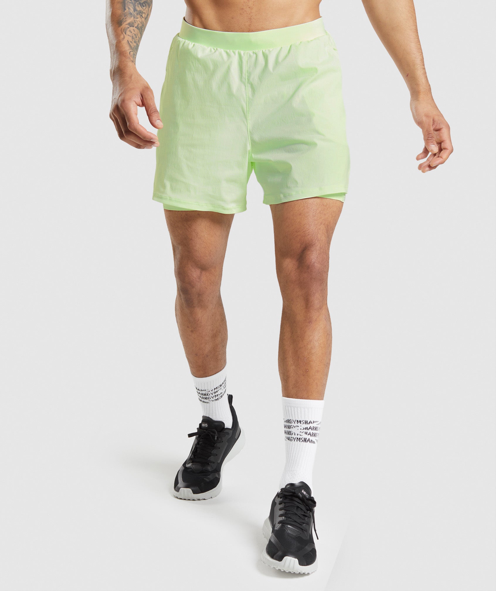 Speed Evolve 5" 2 In 1 Shorts in Cucumber Green - view 1