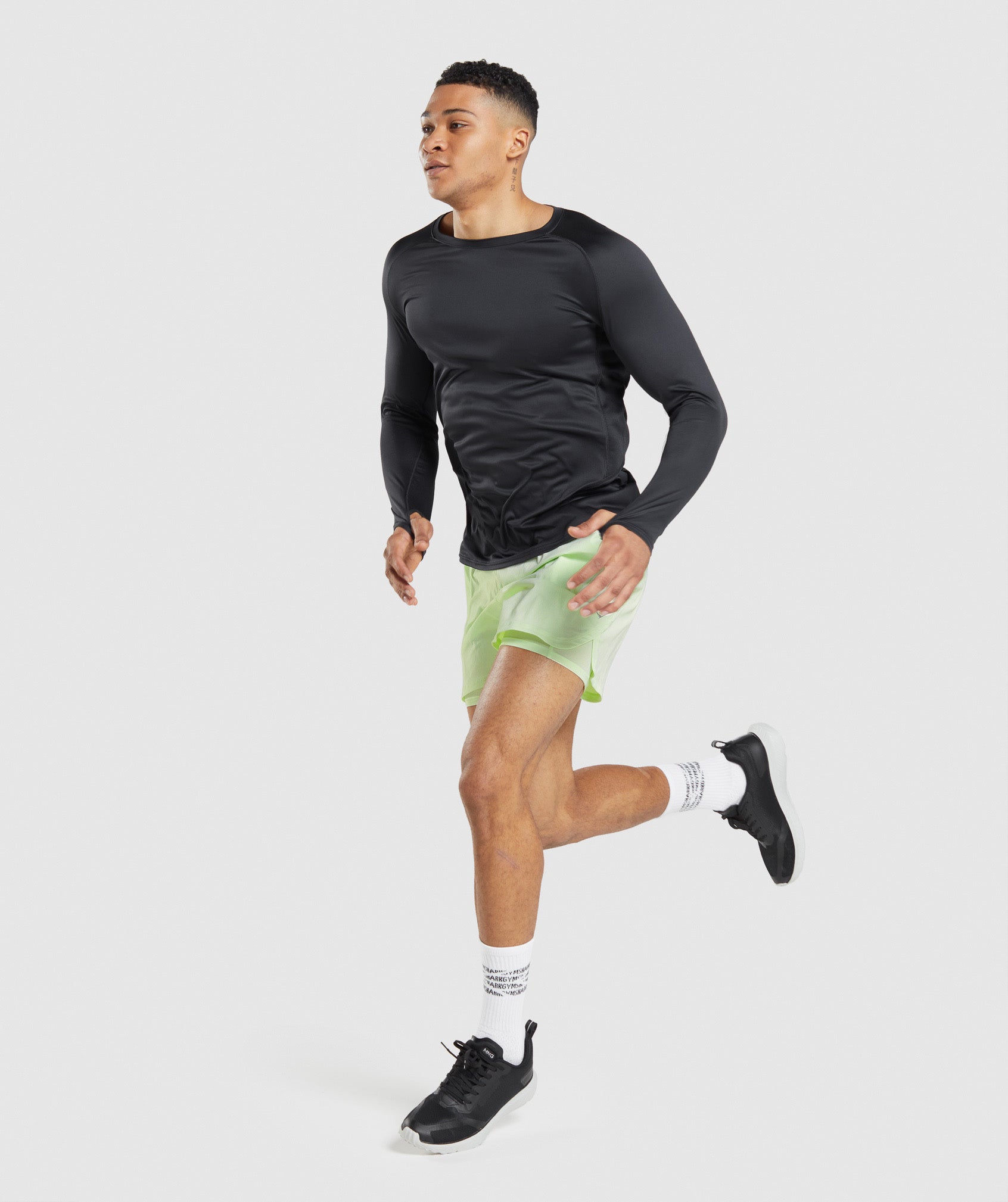 Speed Evolve 5" 2 In 1 Shorts in Cucumber Green - view 4