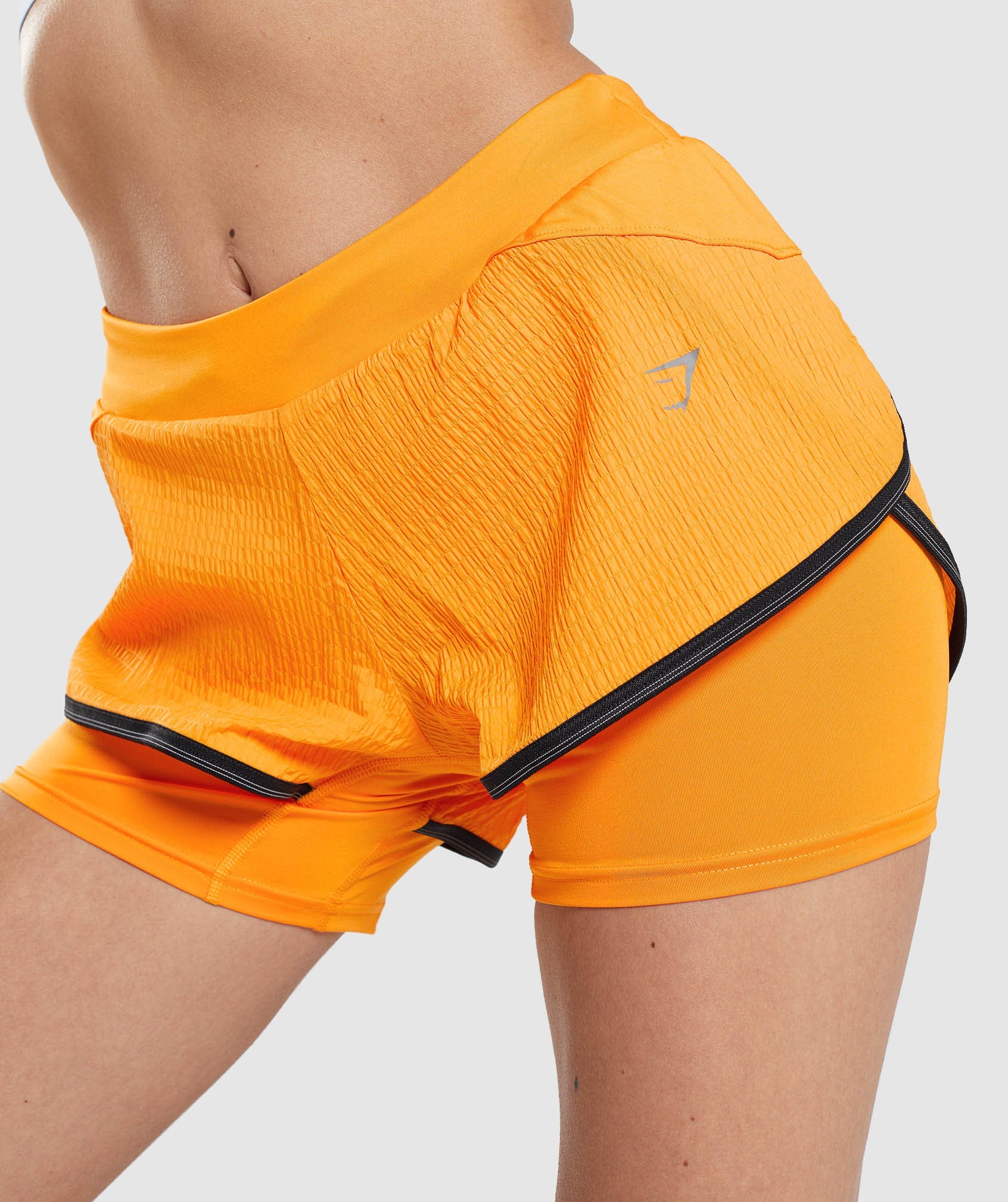 Gymshark Adapt Ombre Seamless Shorts Women's Small NWOT - Orange
