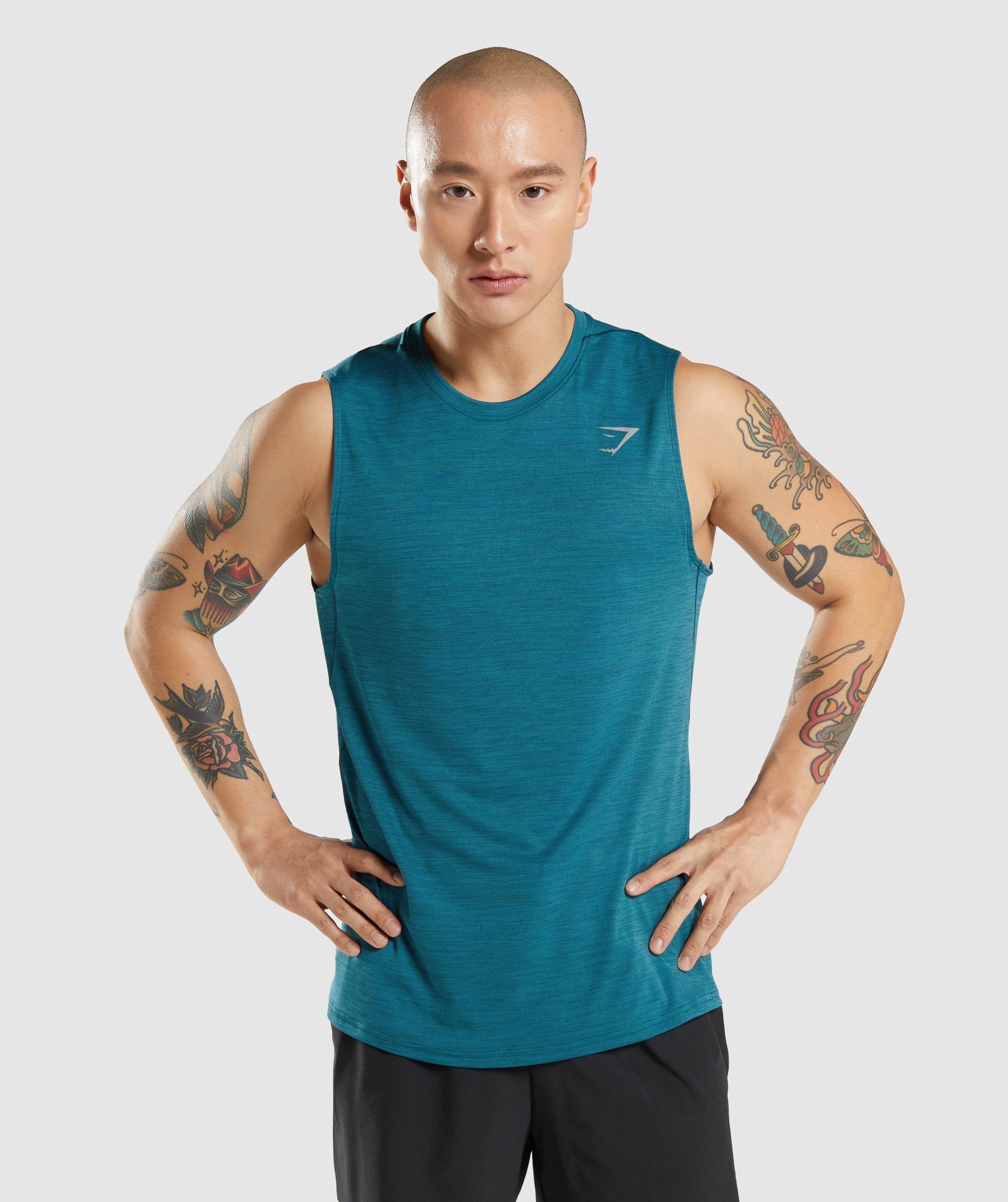 Speed Tank in Teal/Teal Marl - view 1