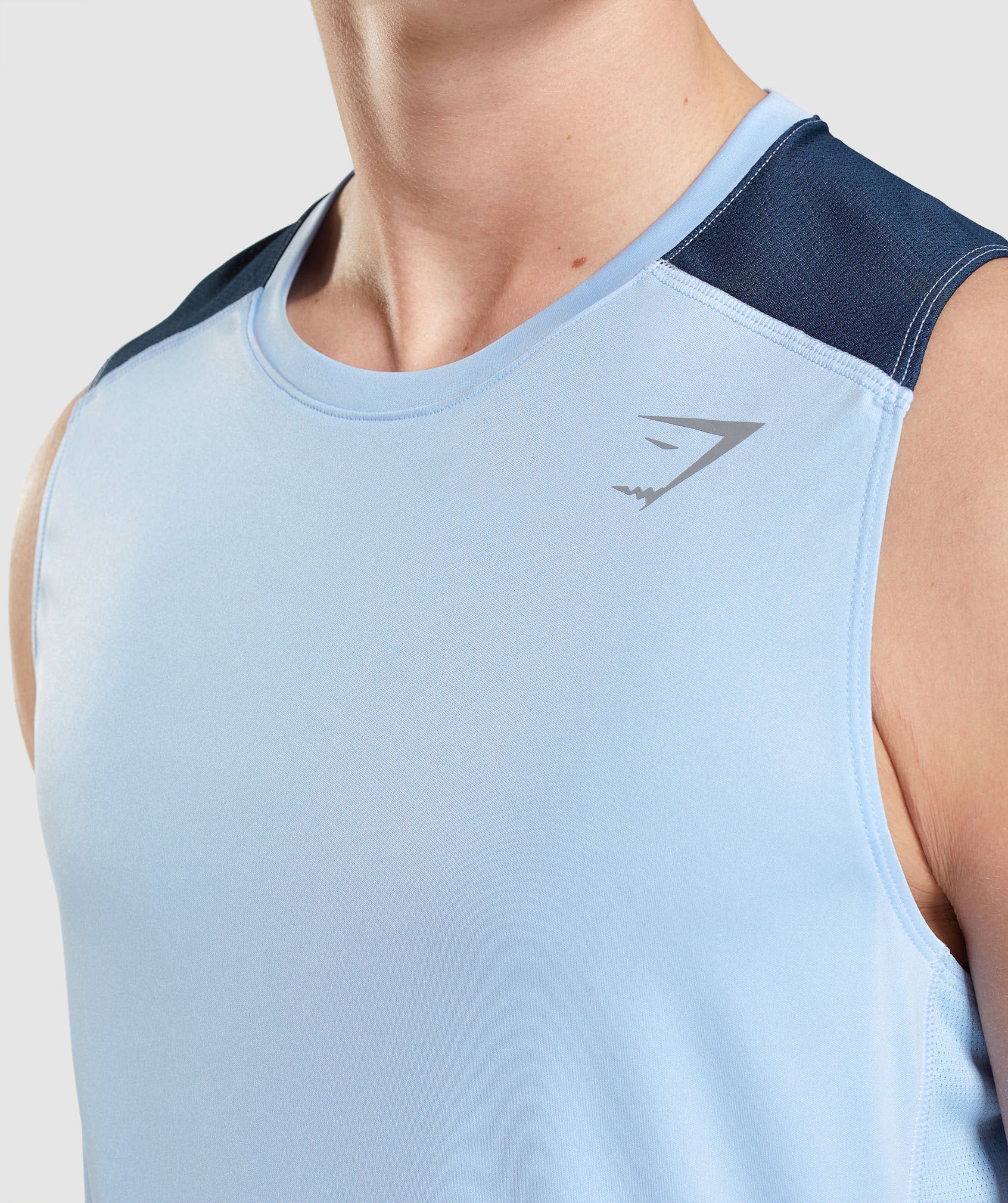 Speed Evolve Tank in Moonstone Blue - view 6