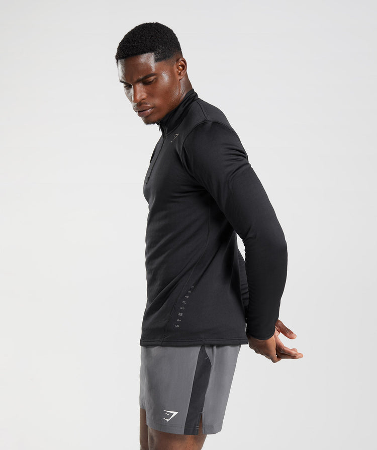 Gymshark Sport 1/4 Zip - Black | Gymshark