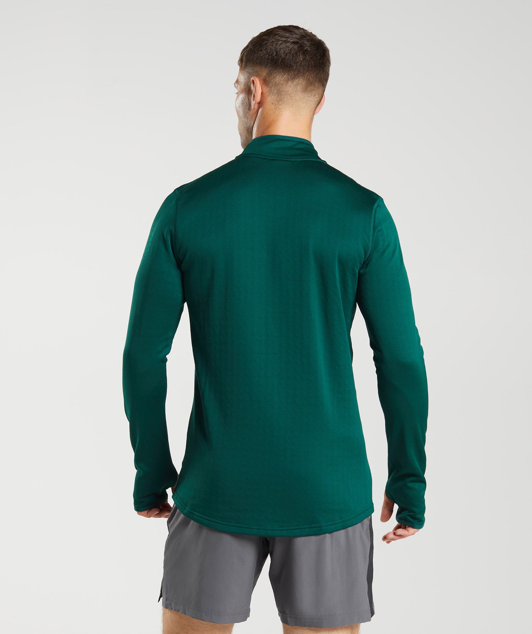 Sport 1/4 Zip in Woodland Green - view 2