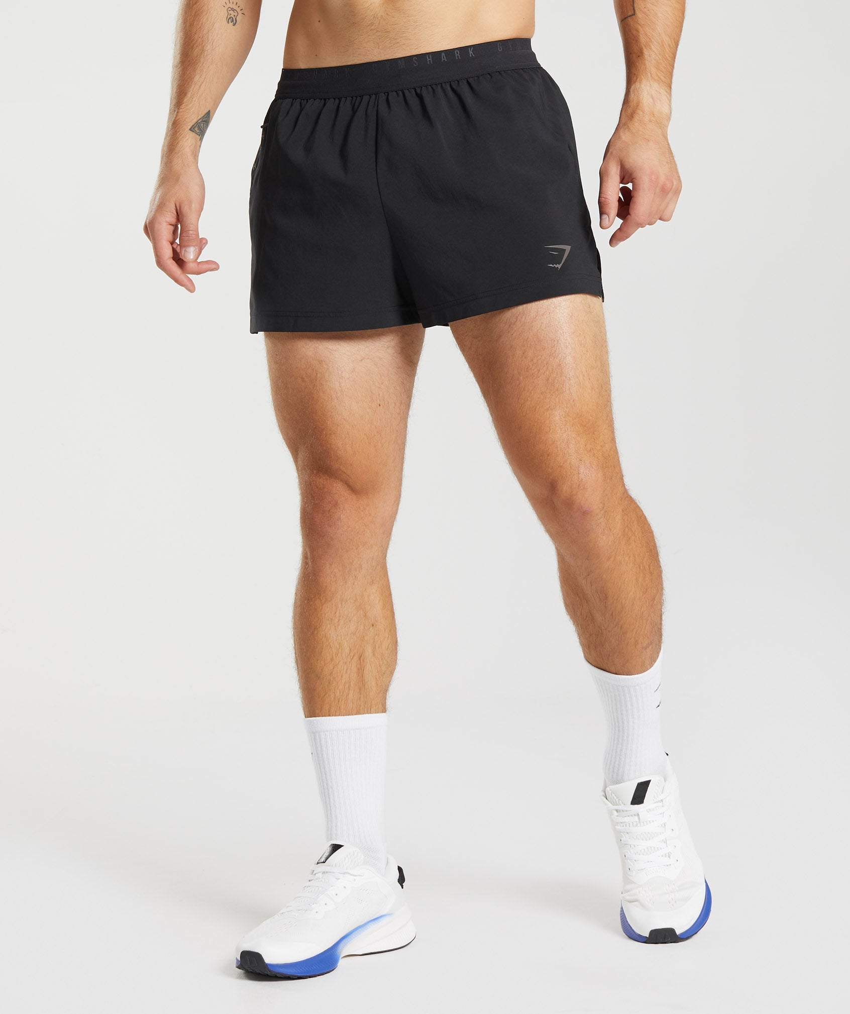 rima dignidad Multitud Gymshark Run Sport 3" Shorts - Black | Gymshark