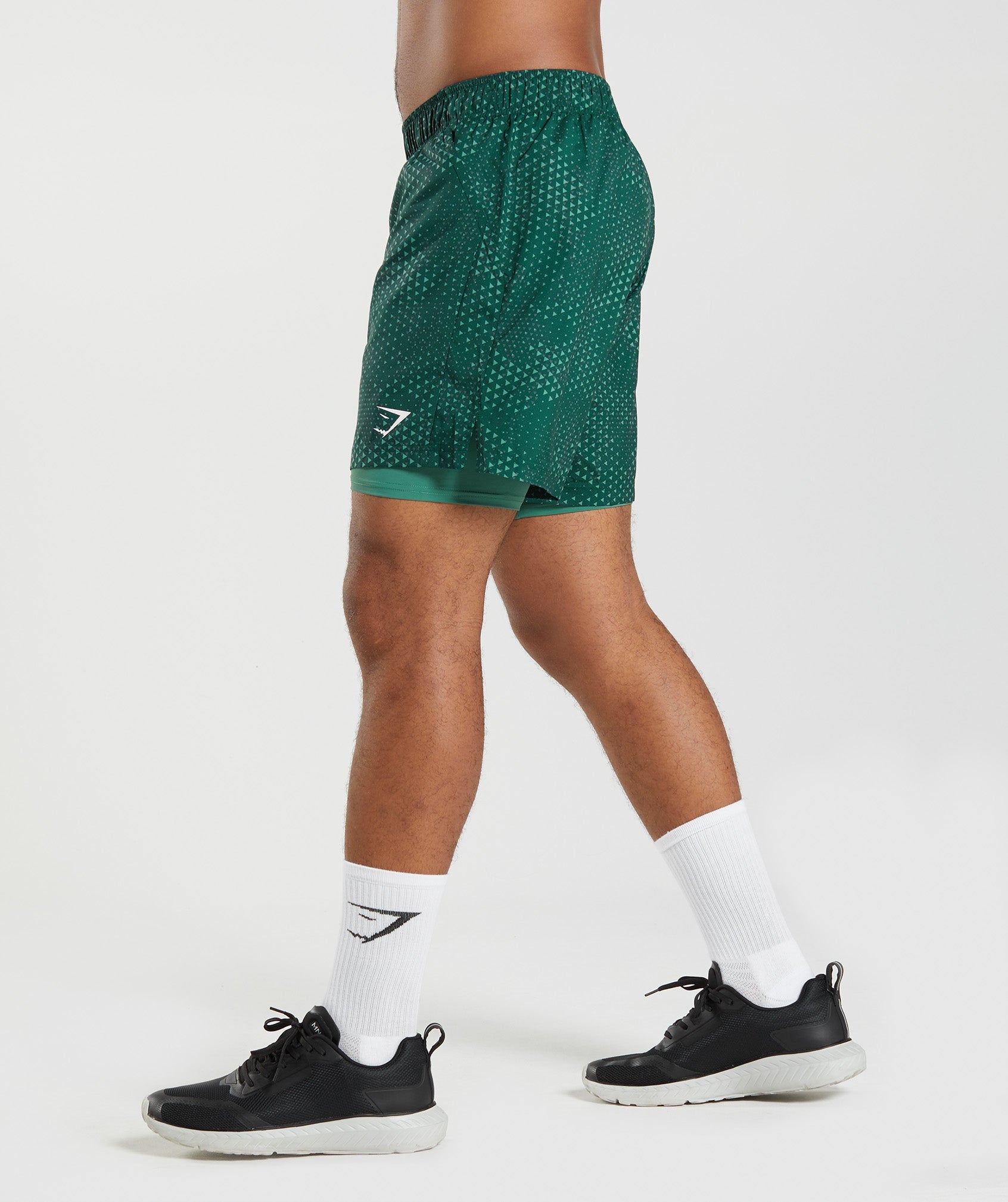 Sport 7" 2 In 1 Shorts in Hoya Green - view 3