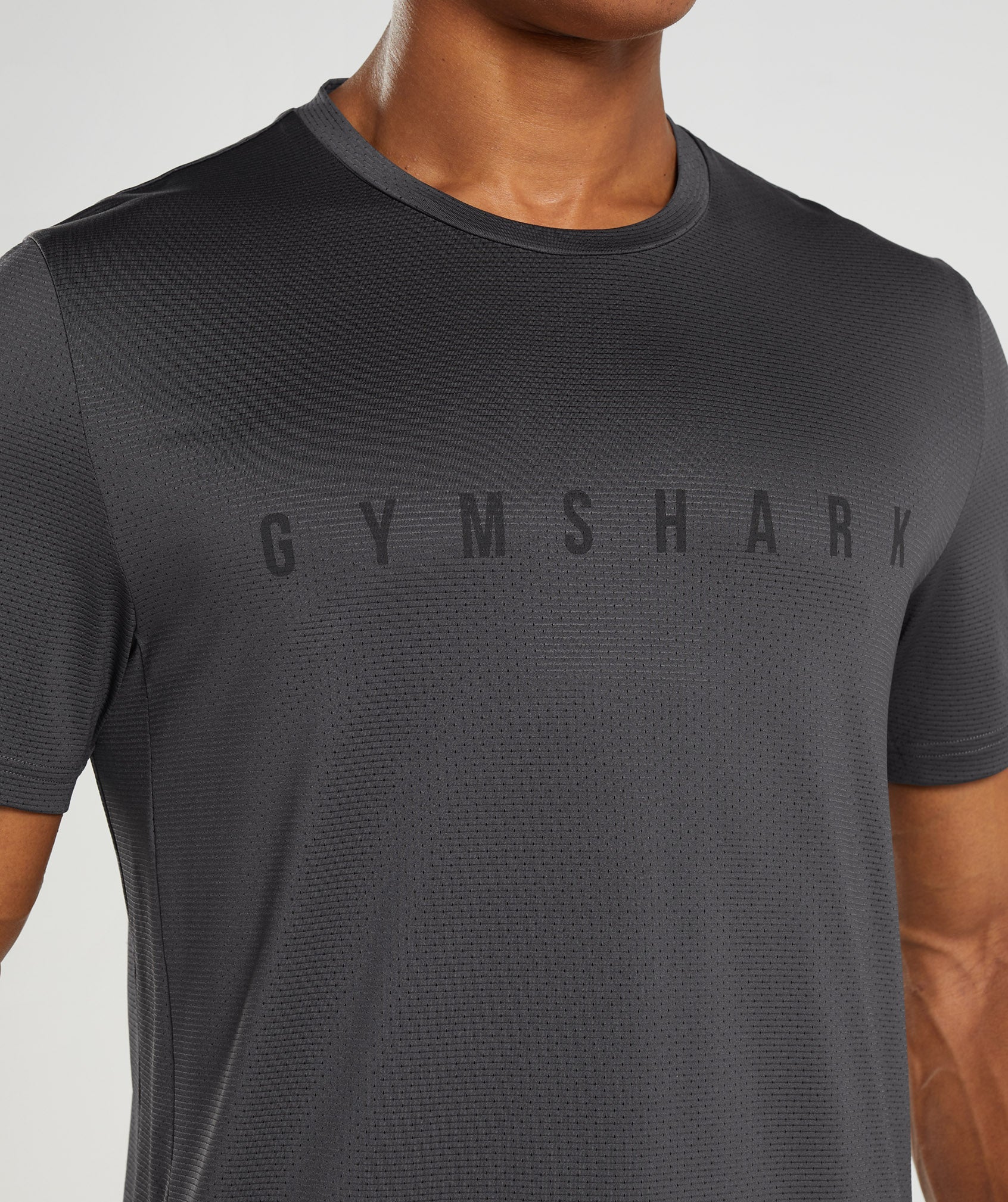 Sport Stripe T-Shirt in Onyx Grey - view 3