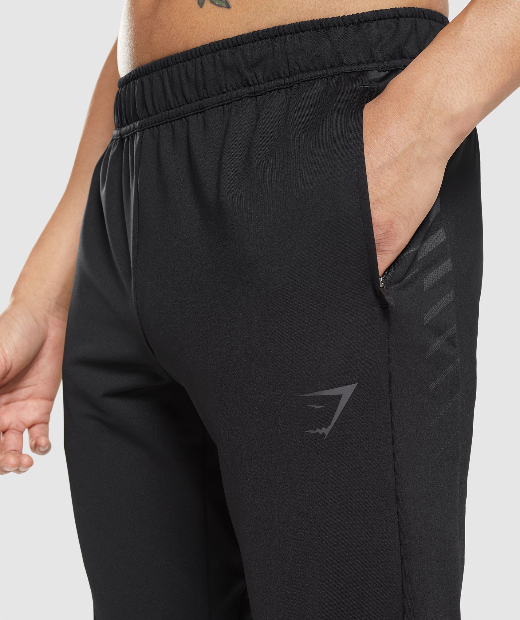 Sport Stripe Joggers in Black - view 5