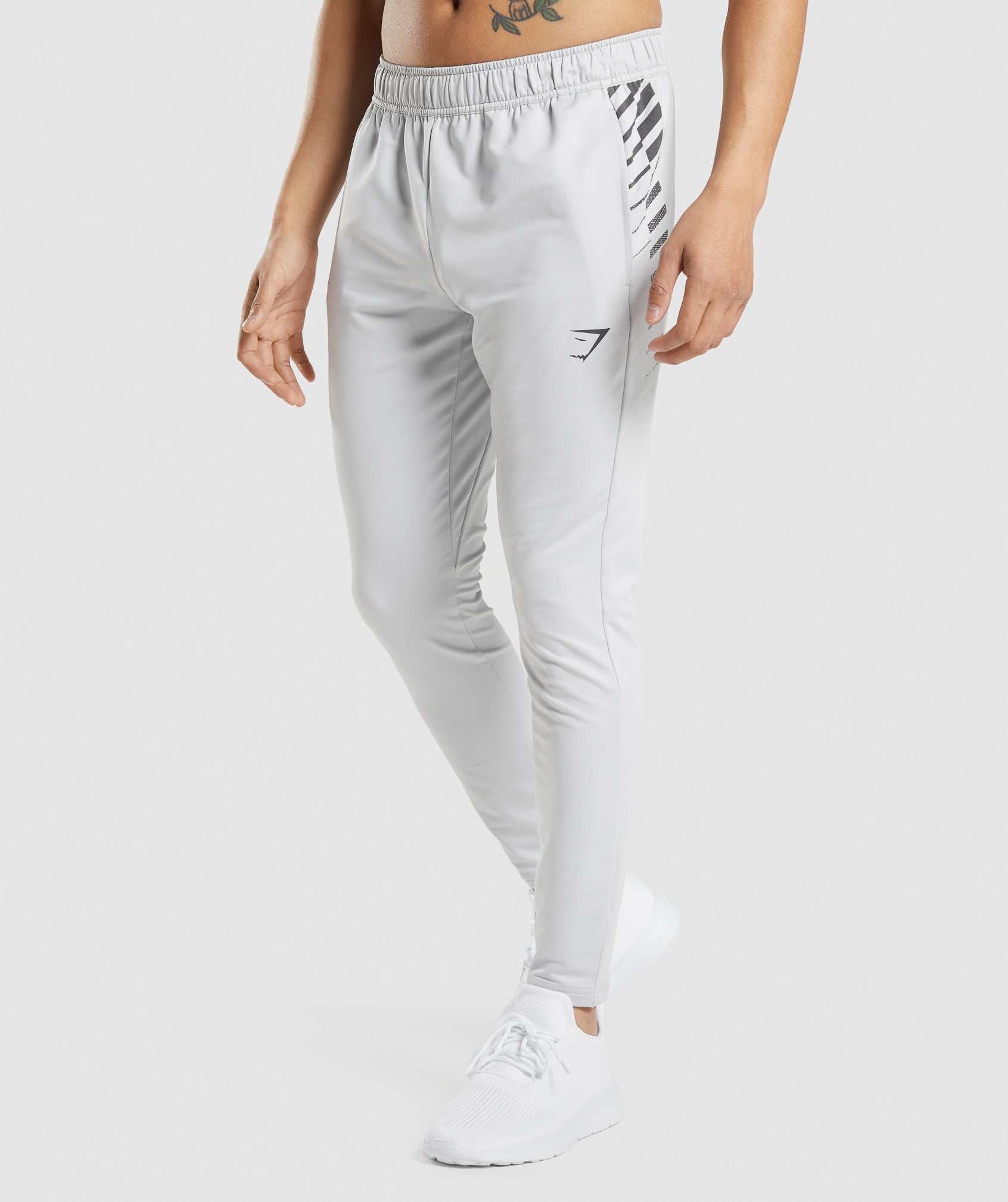 Sport Stripe Joggers in Light Grey - view 1