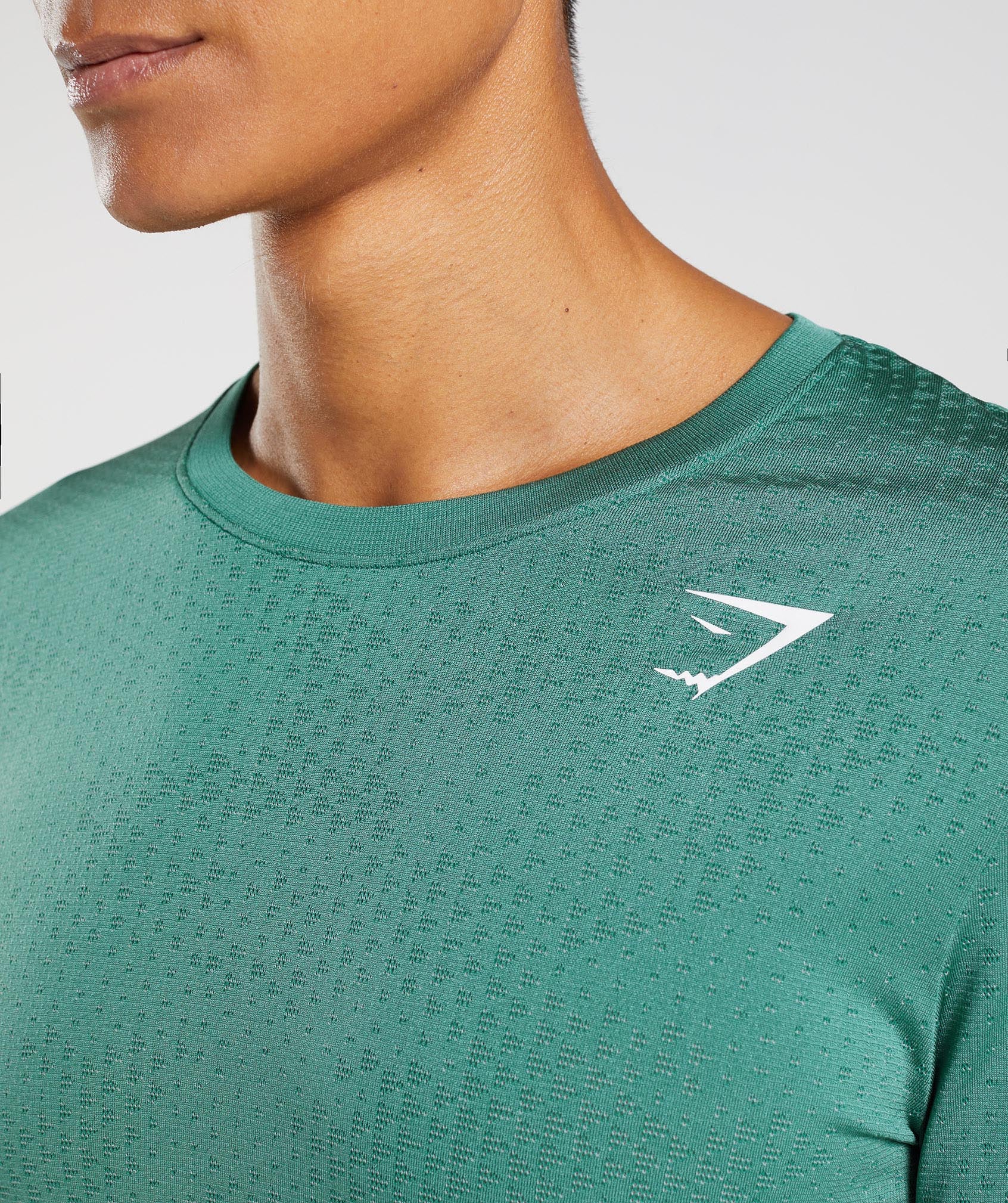 Sport Seamless Long Sleeve T-Shirt in Hoya Green/Woodland Green - view 3