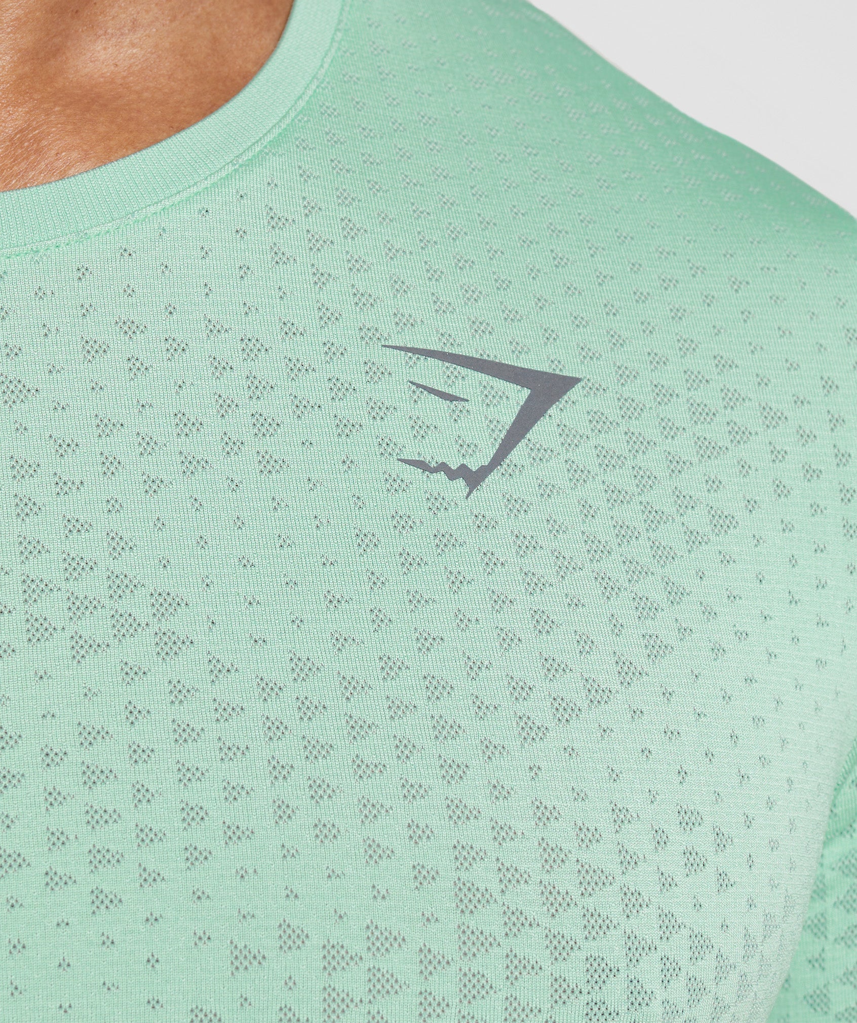 Sport Seamless T-Shirt in Pastel Green/Willow Green - view 5