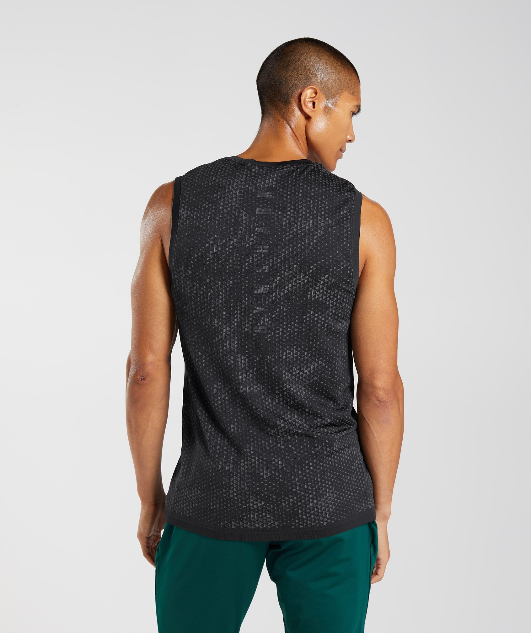 Gymshark Crest Tank - Light Grey Core Marl