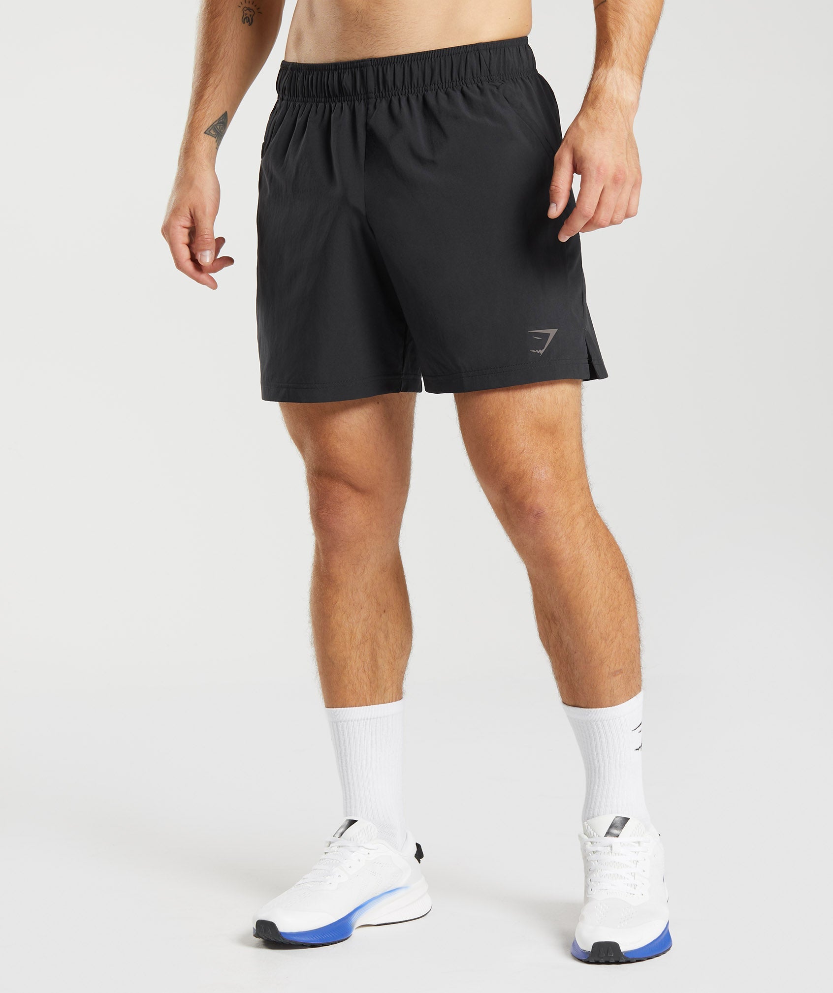 Gymshark Sport 7 Shorts - Fog Green/Black