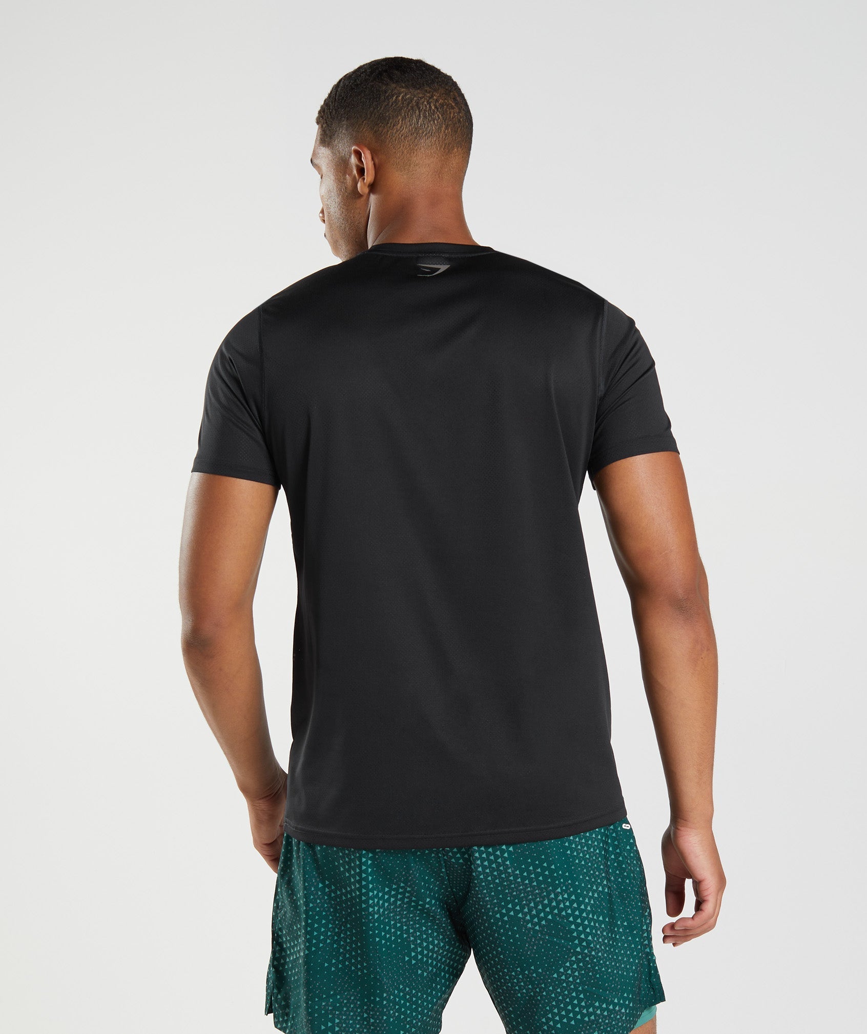 Gymshark Elite Seamless T-Shirt - Black/Dark Grey