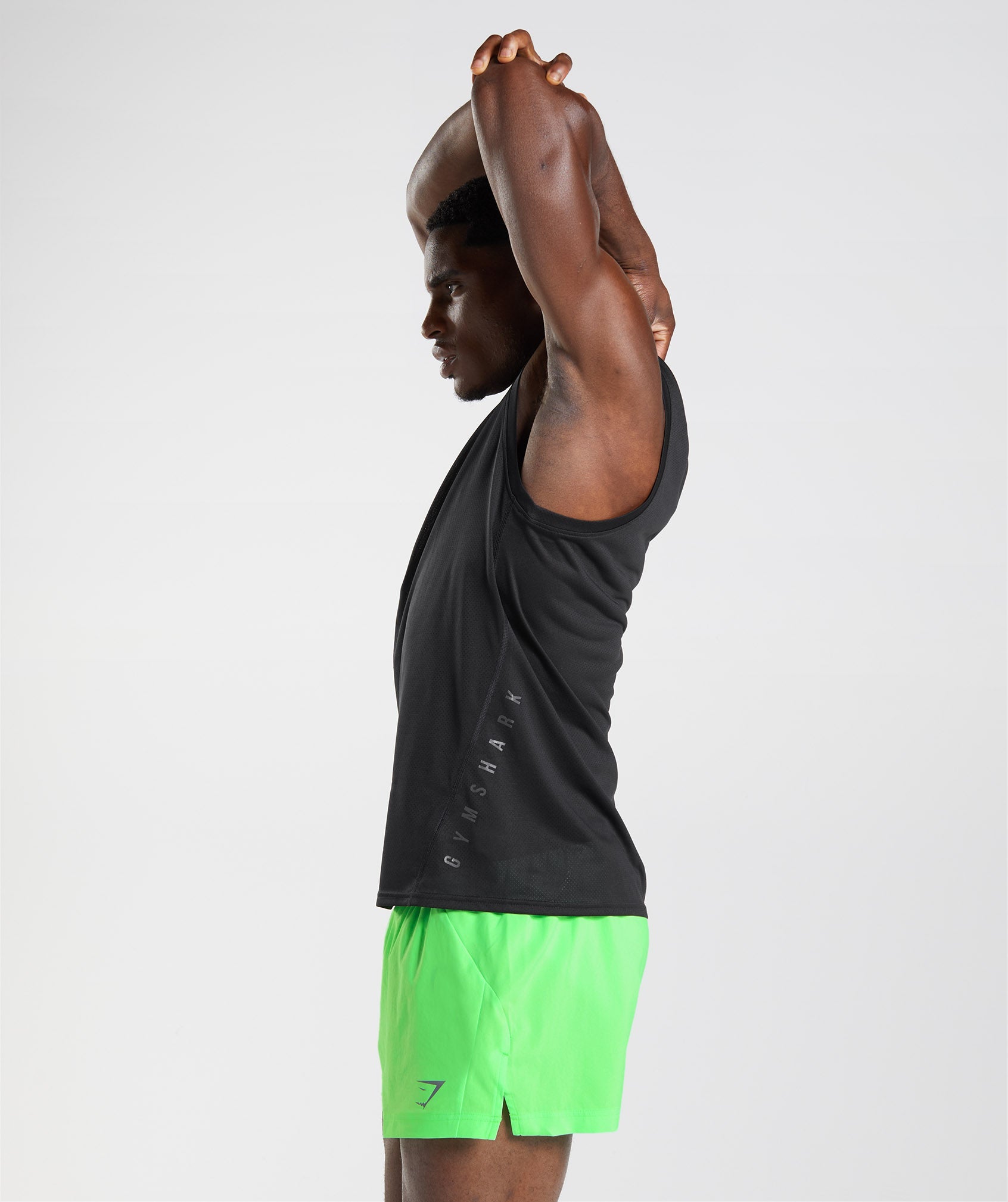 Sport Tank in Black/Black Marl - view 3