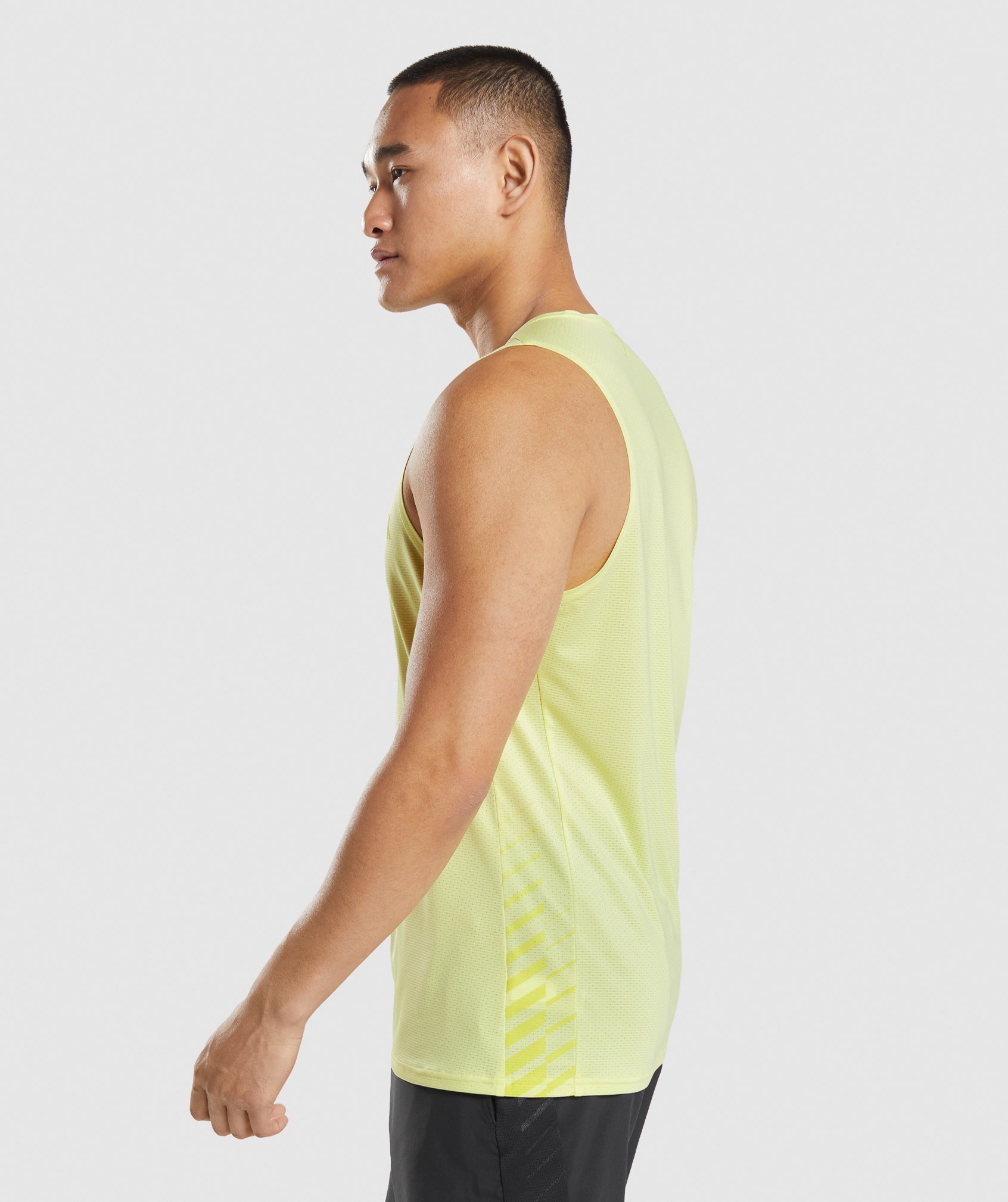 Sport Stripe Tank in Firefly Green - view 3