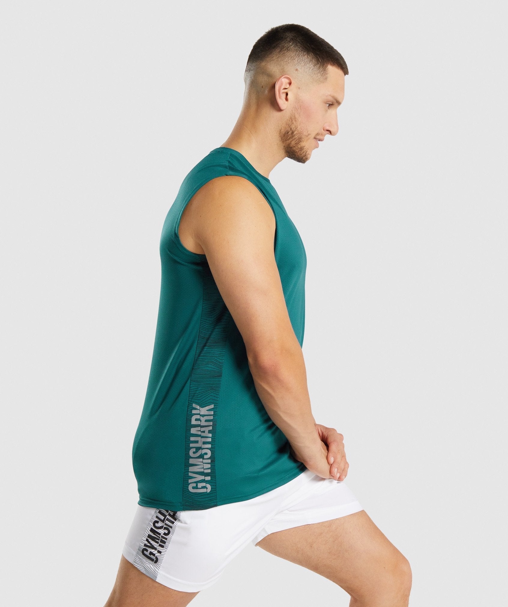 Sport Tank in Teal - view 3