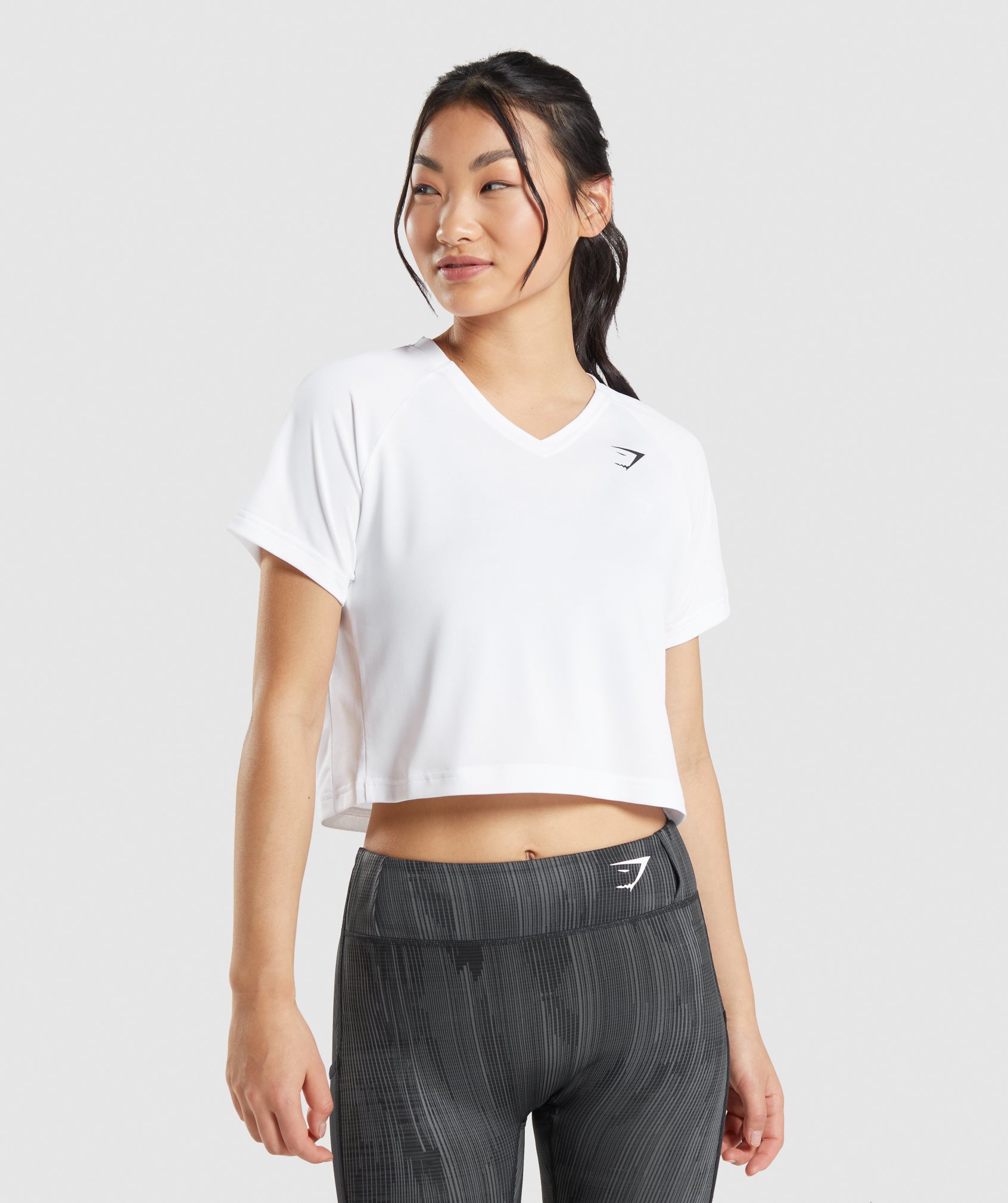 Sport Midi T-Shirt in White - view 1