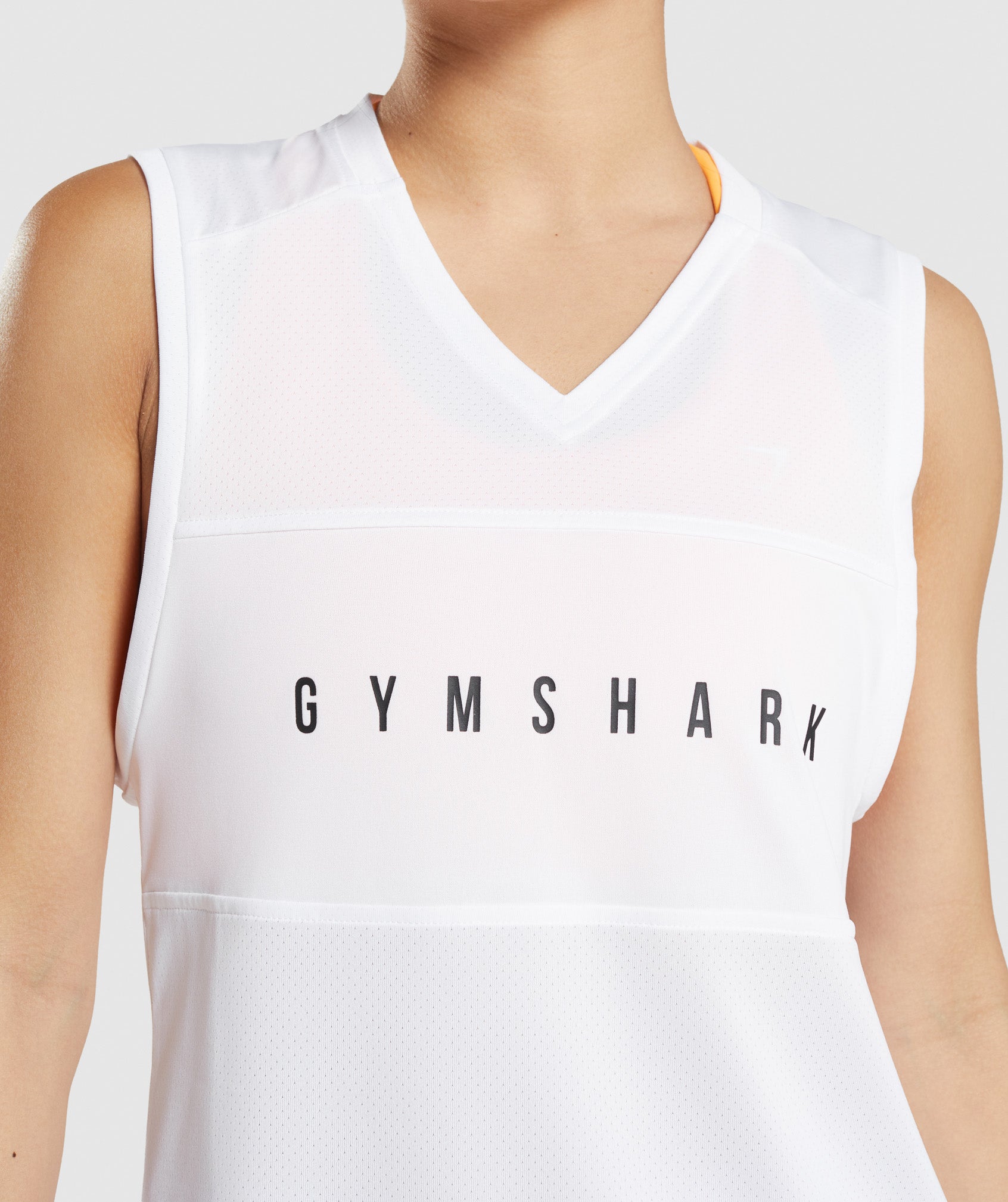 Sport Loose Tank in White - view 6