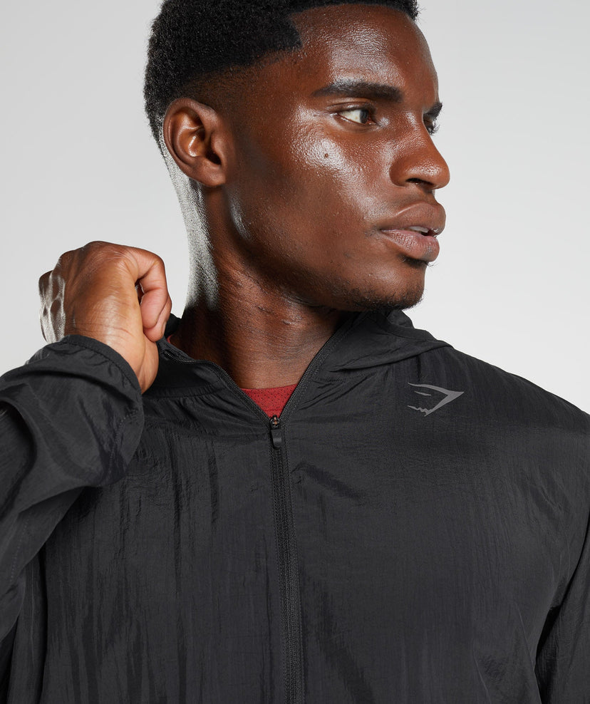 Gymshark Sport Windbreaker - Black | Gymshark