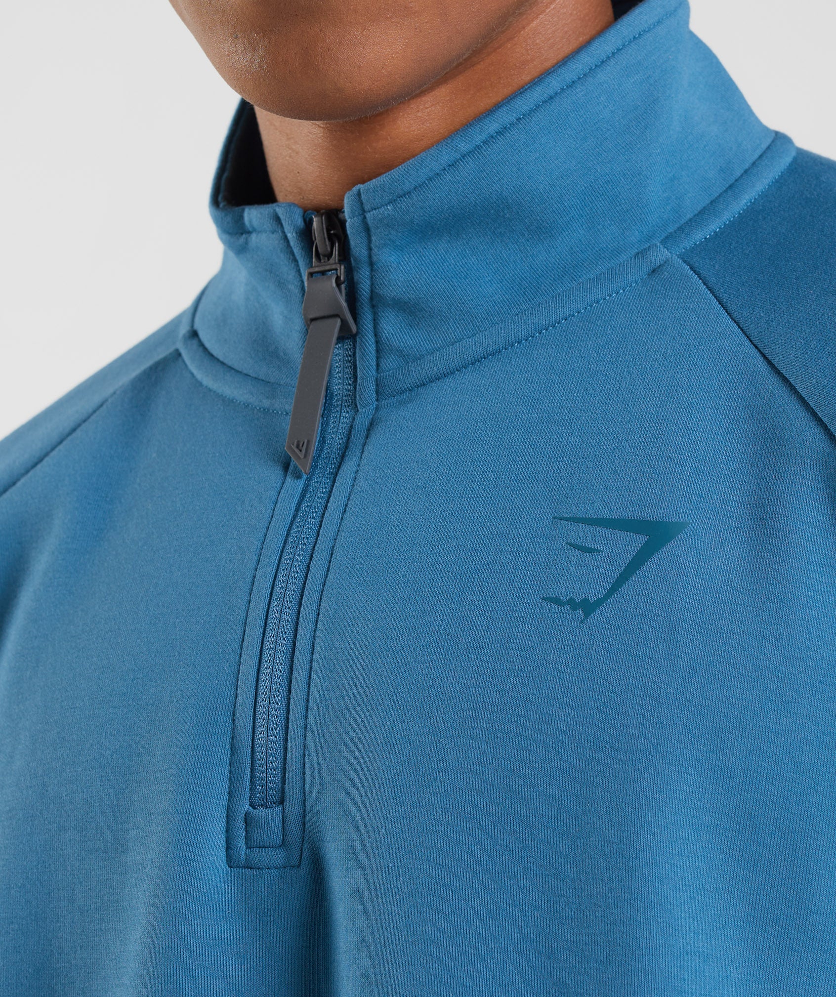 Gymshark Training Zip Hoodie - Lakeside Blue