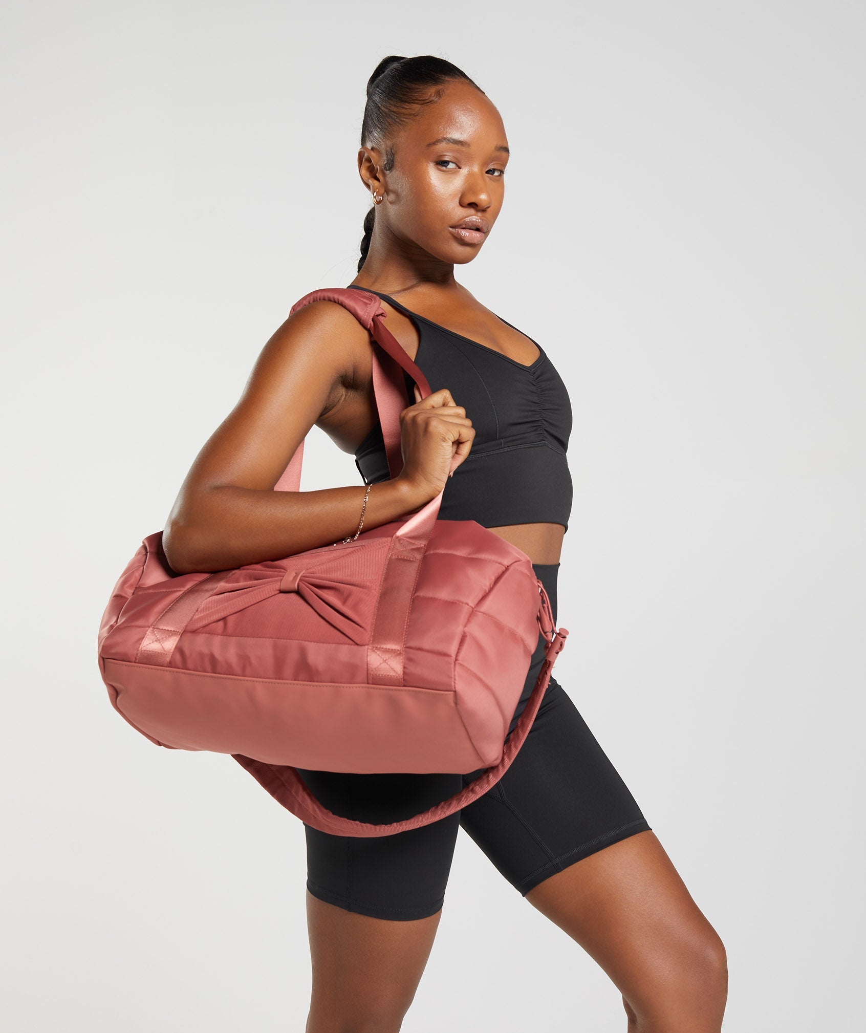 Gymshark Studio Gym Bag - Rose Brown | Gymshark