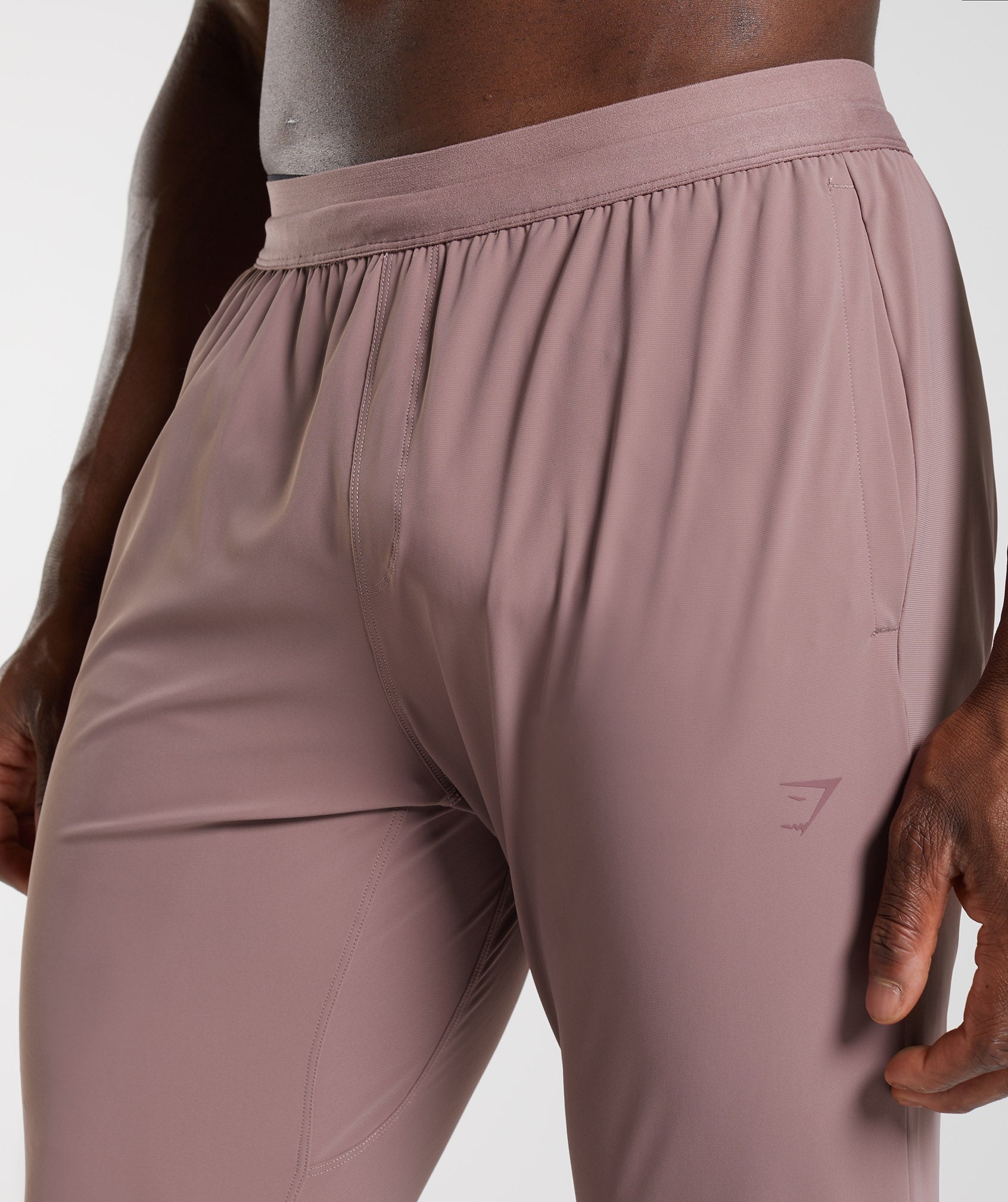 Studio Joggers in Dusty Maroon - view 6