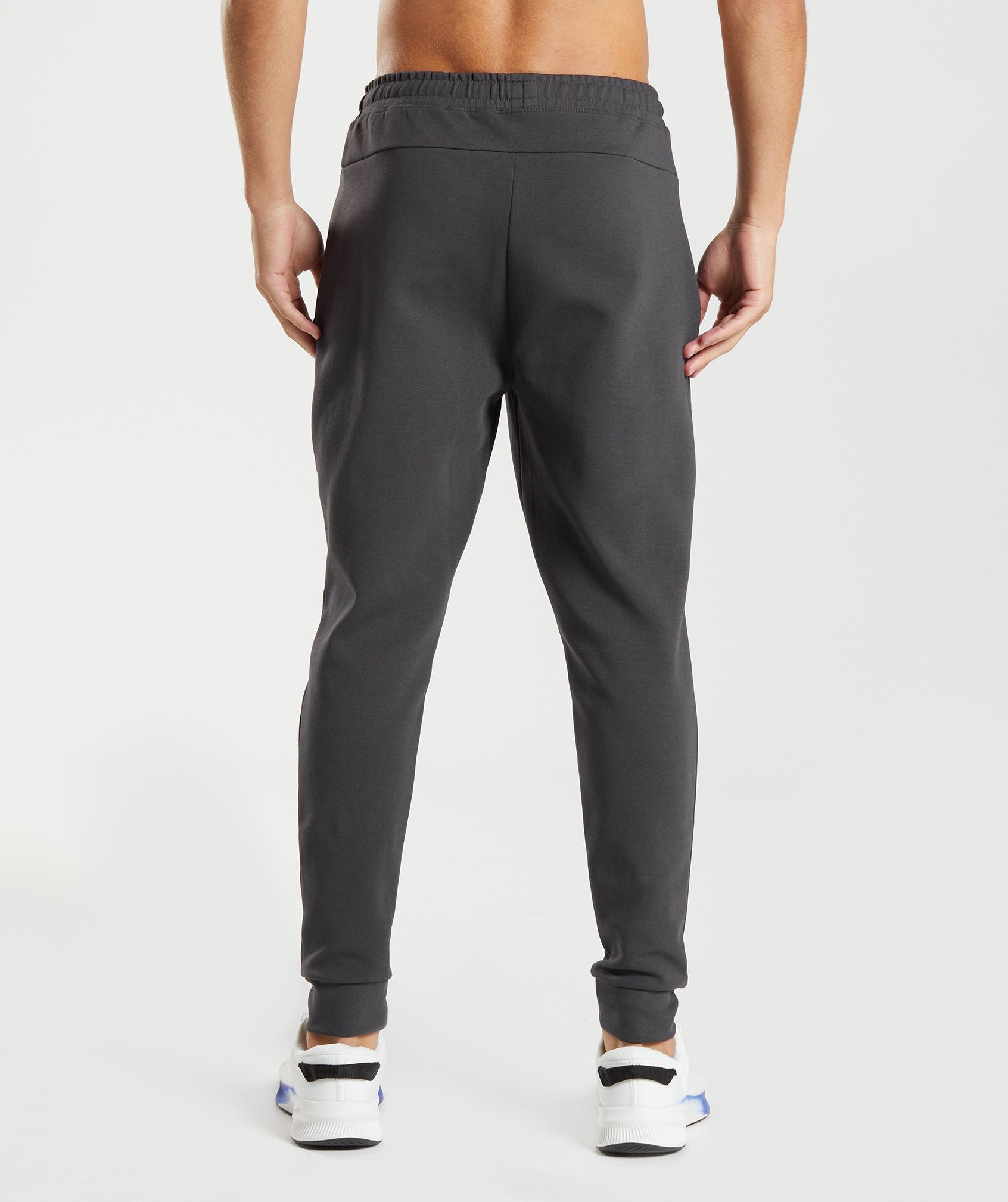 Gymshark Monogram Woven Joggers - Onyx Grey