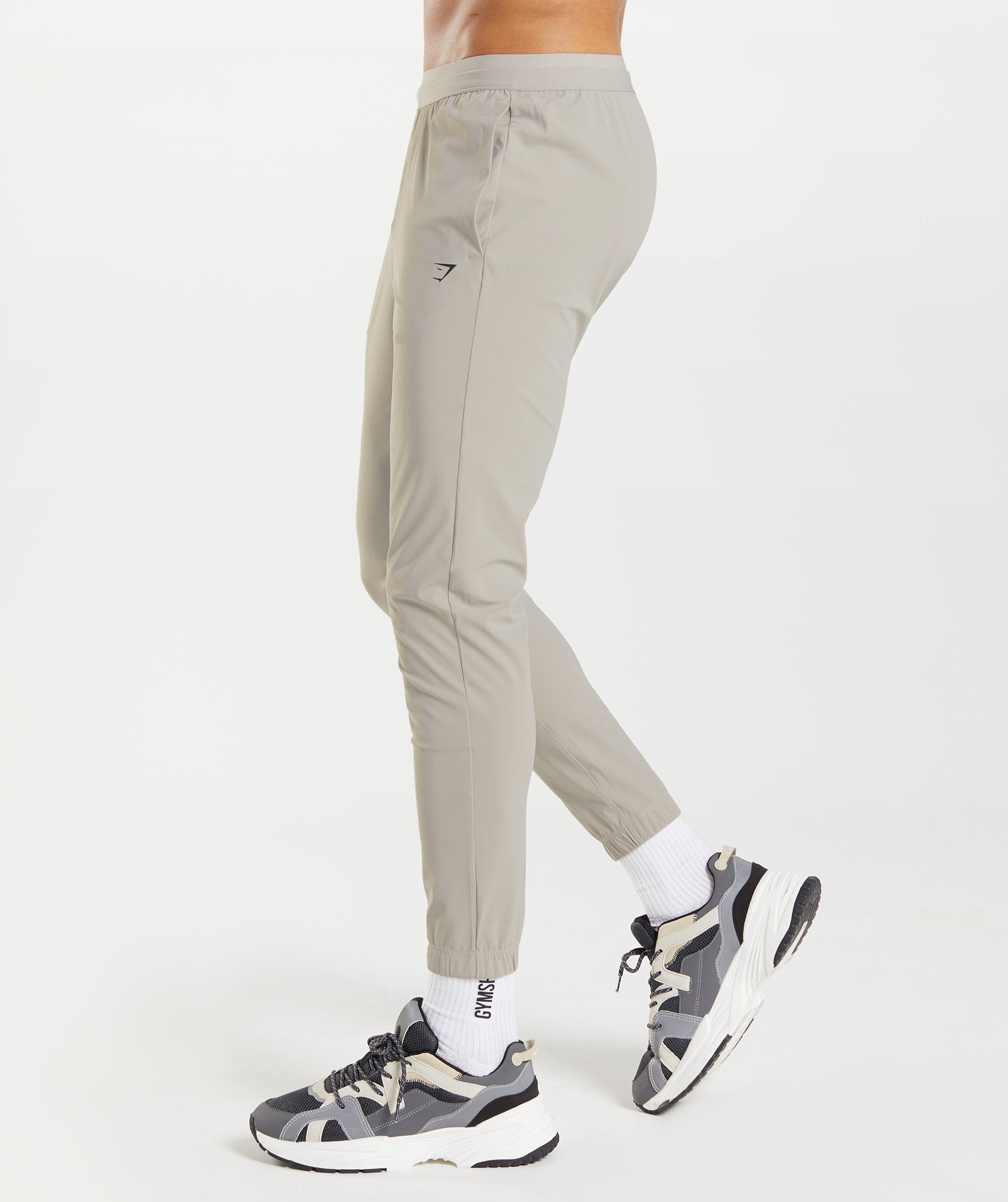 Gymshark Men's Studio Joggers Onyx Grey Slim Fit Pants Soft
