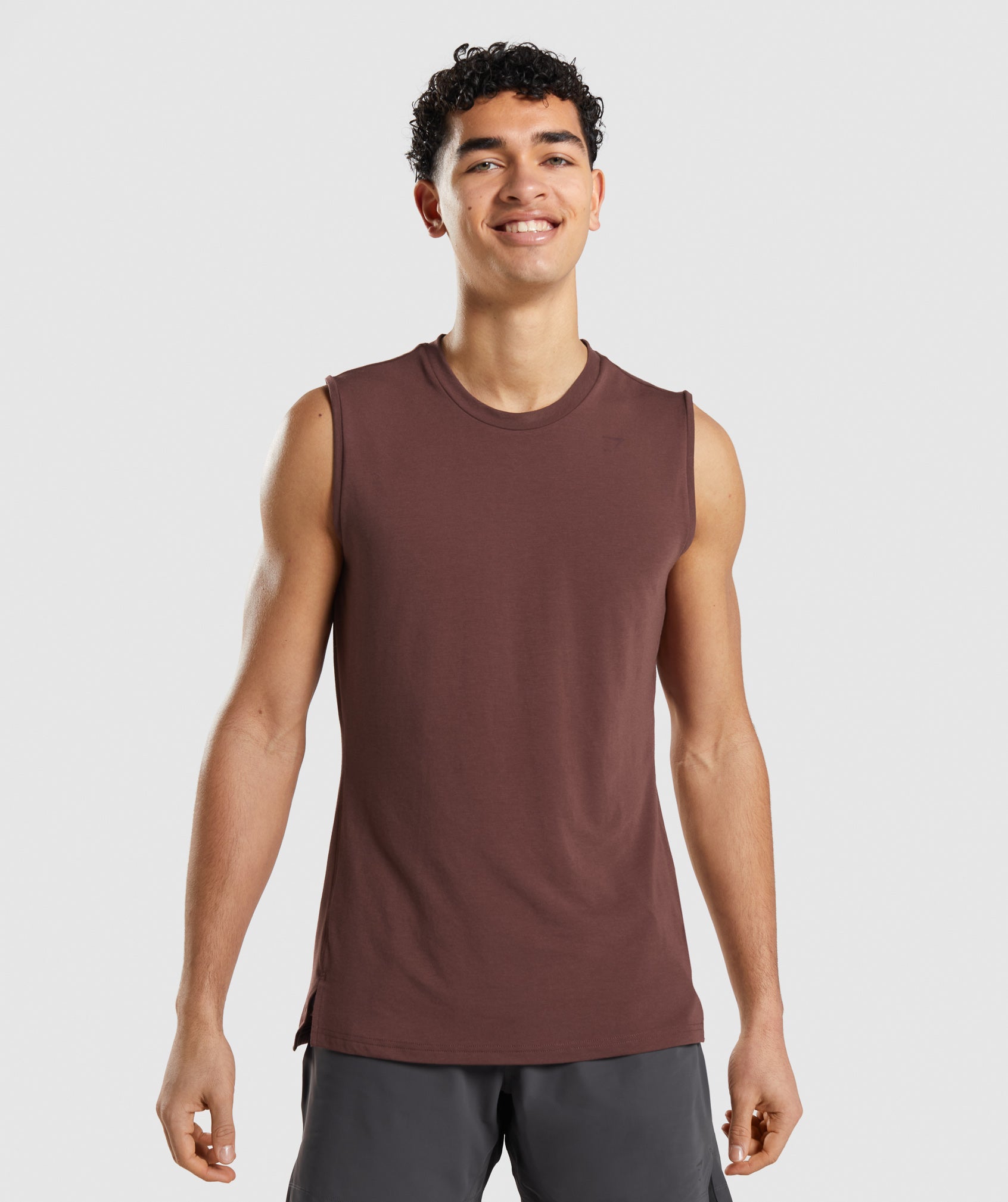 Studio Amplify Tank in Cherry Brown - view 1