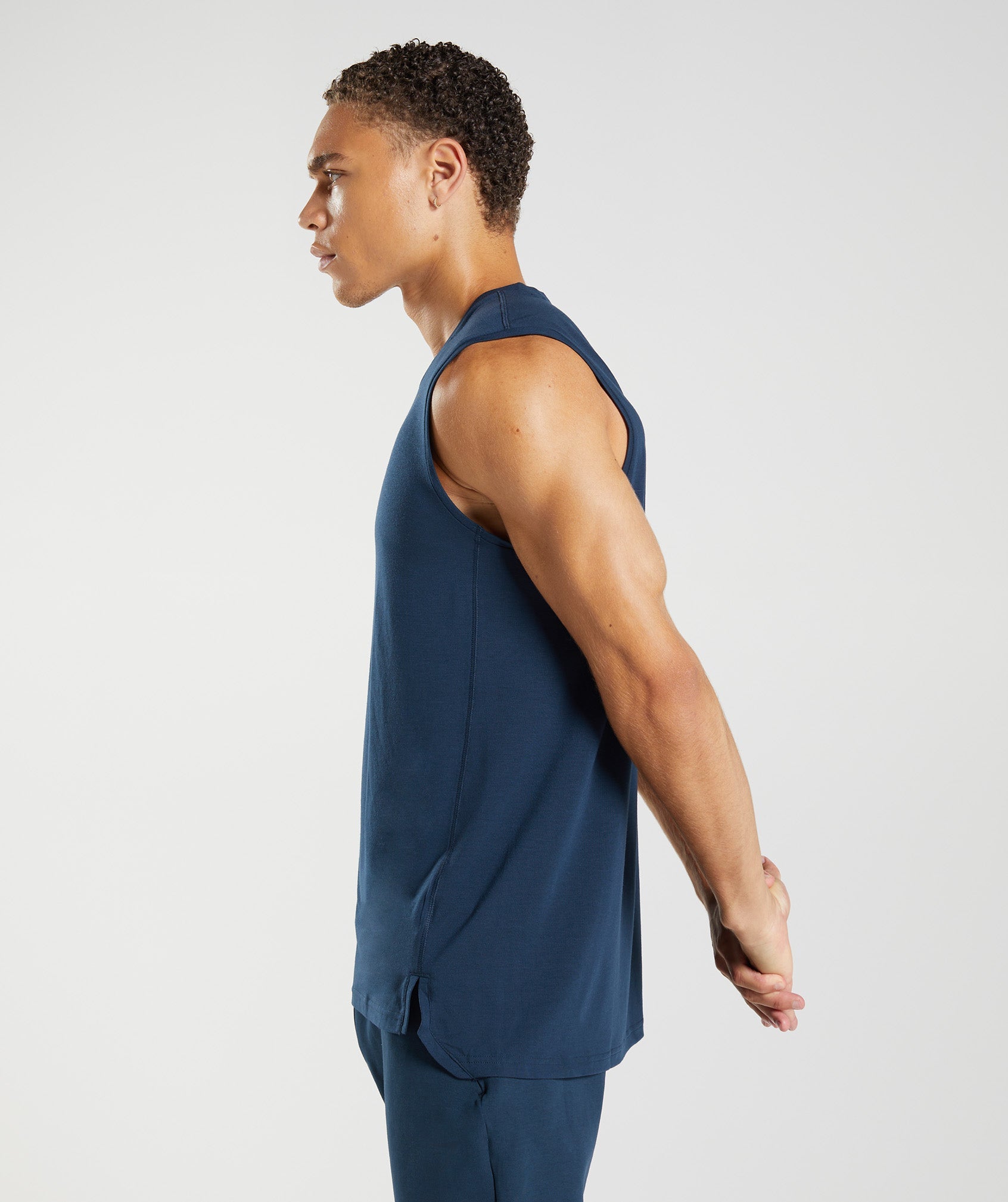 Studio Tank in Navy - view 3