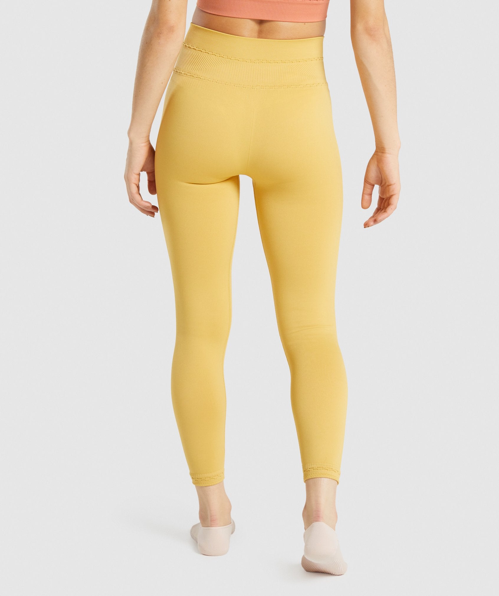 Women's training shorts Gymshark Adapt Camo Savanna Seamless indian yellow  