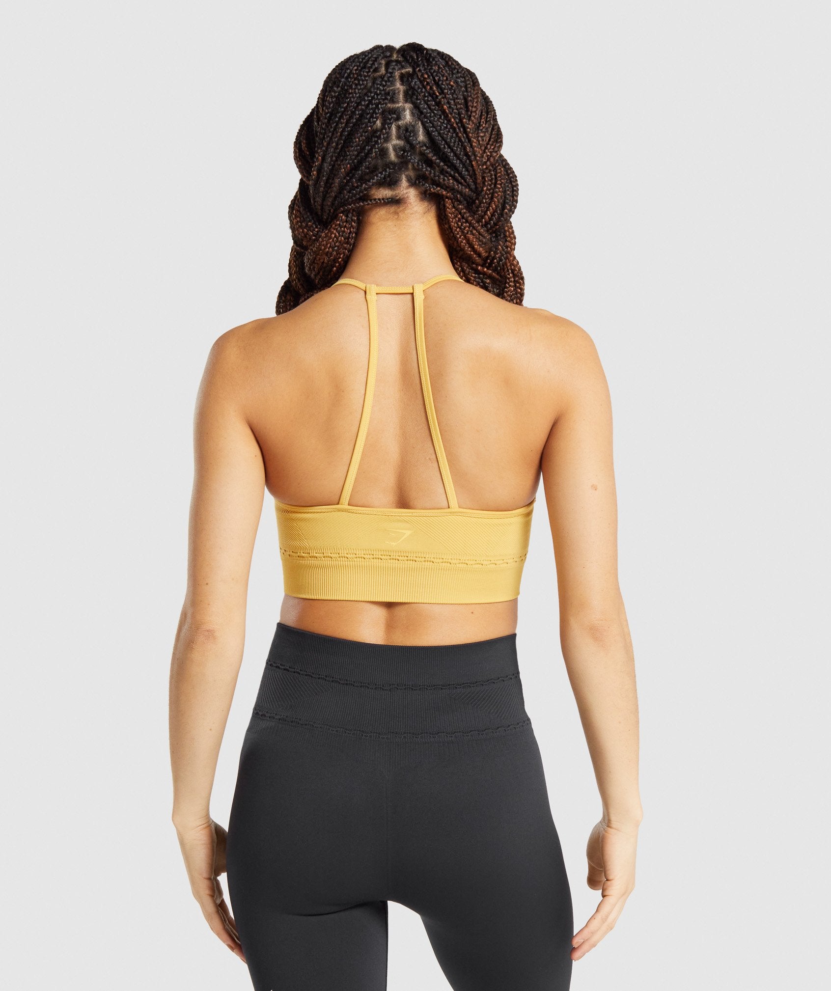 Studio Seamless Sports Bra in Yellow - view 2