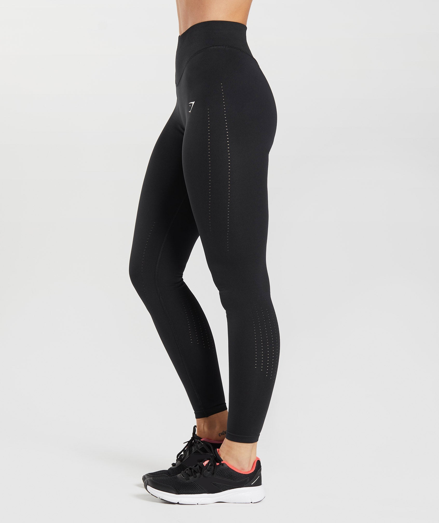 Gymshark, Pants & Jumpsuits, Gymshark Sweat Seamless Sculpt Leggings  Black High Rise Spandex Womens Small