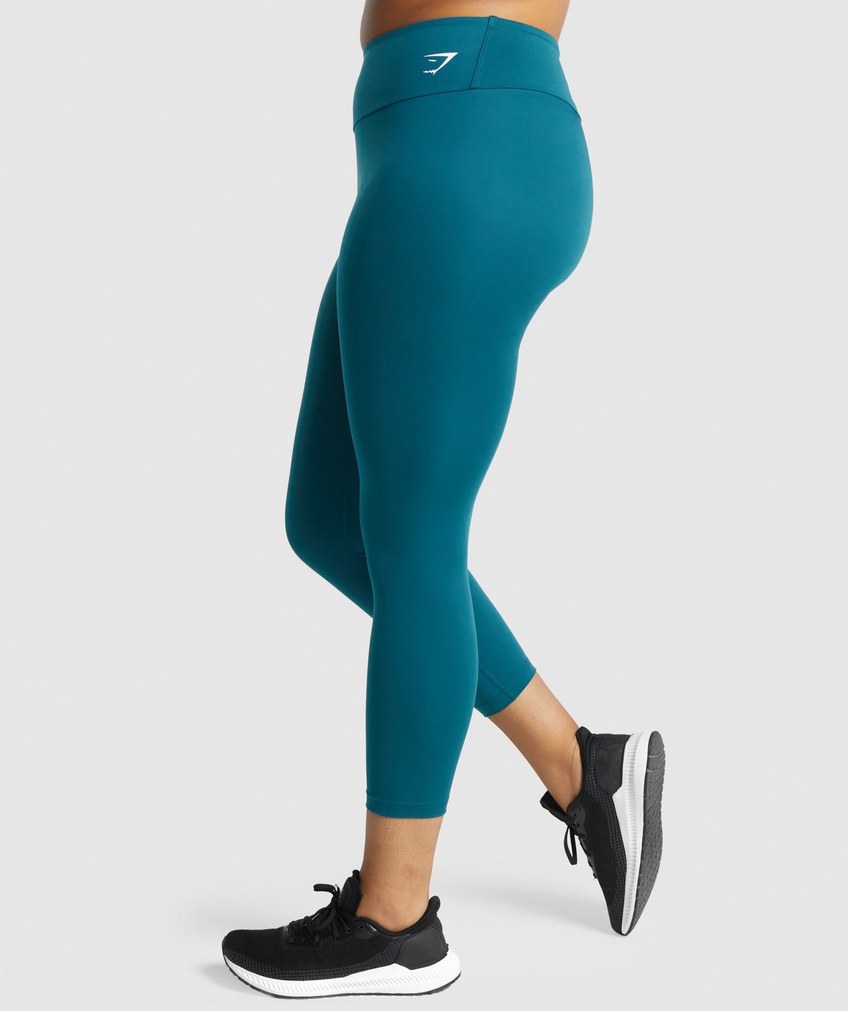 Gymshark Waist Support Leggings - Bright Turquoise Print