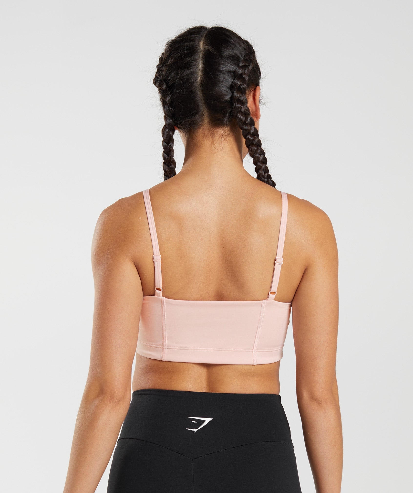 Gymshark Sklep - Biustonosz Sportowy Gymshark Bandeau Bordowe