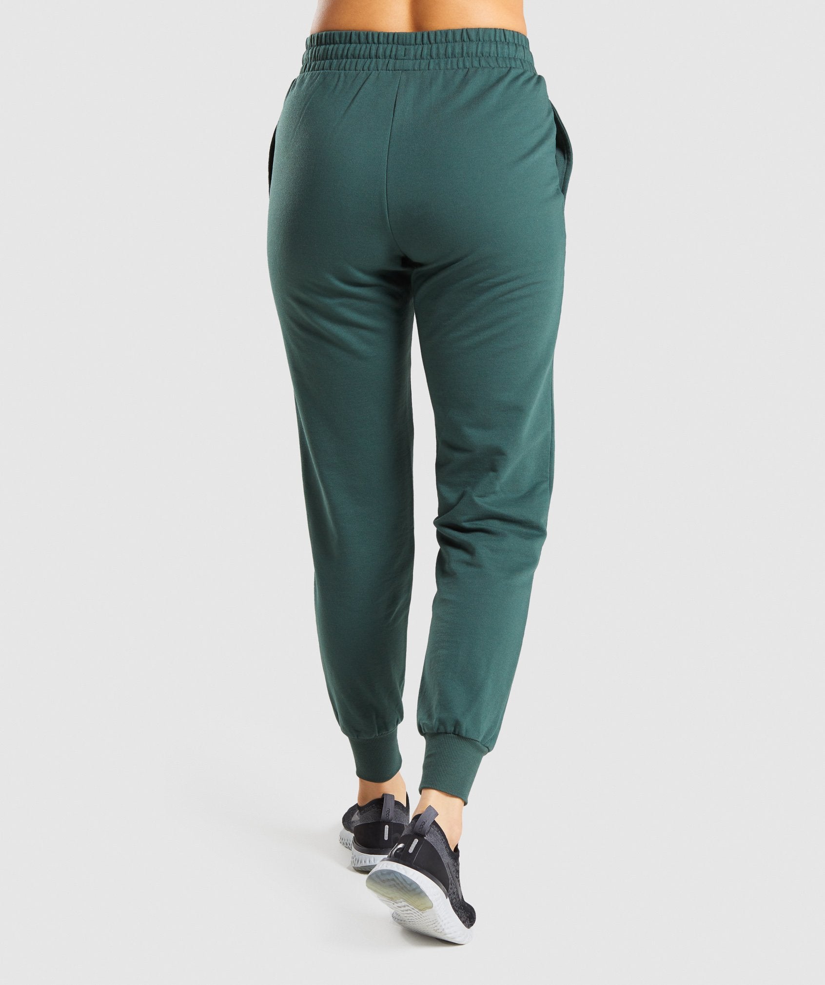Training Joggers in Dark Green - view 2
