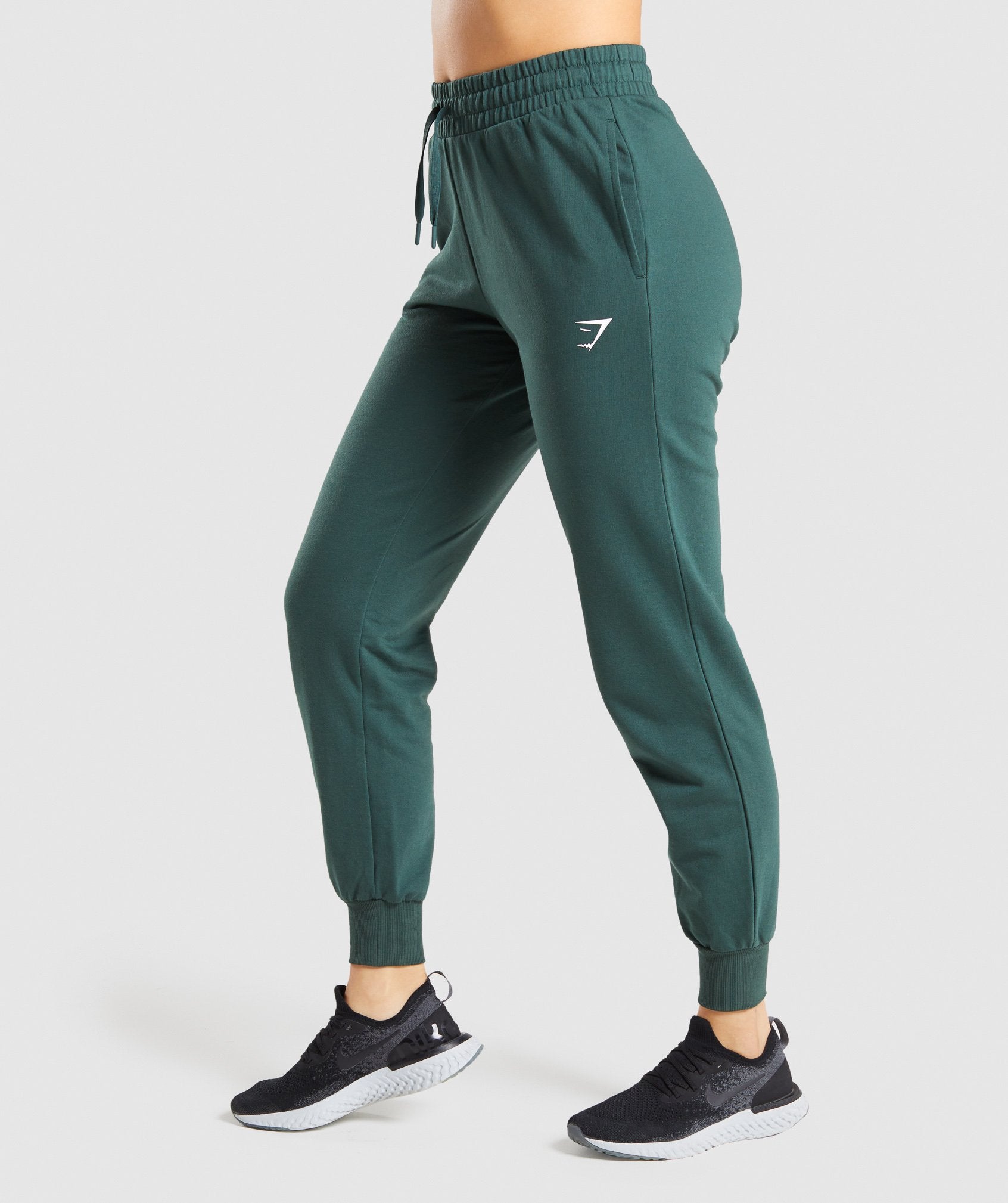 Training Joggers in Dark Green - view 3