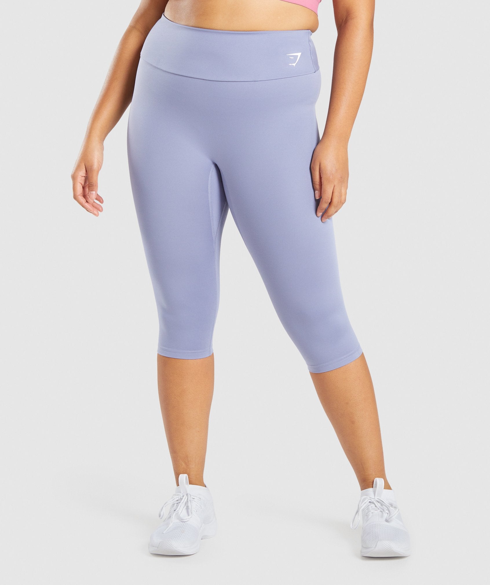 Womens 3/4 Length Cropped Leggings Capri Three Quarter Gym Fitness Workout  Pants